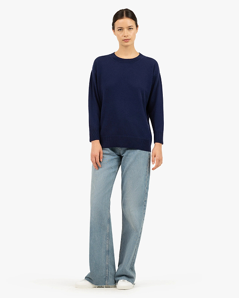 Velia Maxi Sweater - Blue Cashmere