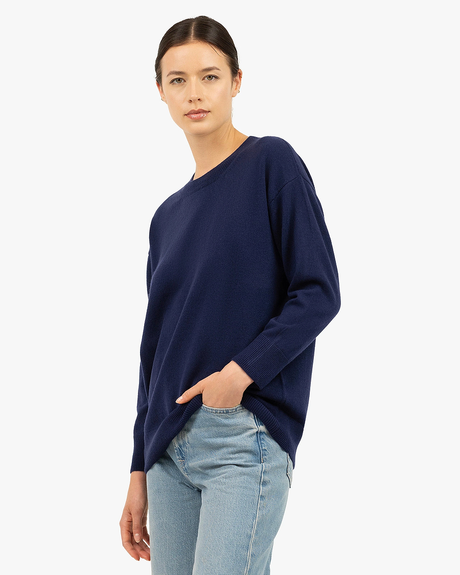 Velia Maxi Sweater - Blue Cashmere