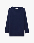 Velia Oversized Pullover - Blau