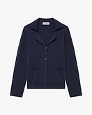 Siena Knit Blazer - Blue