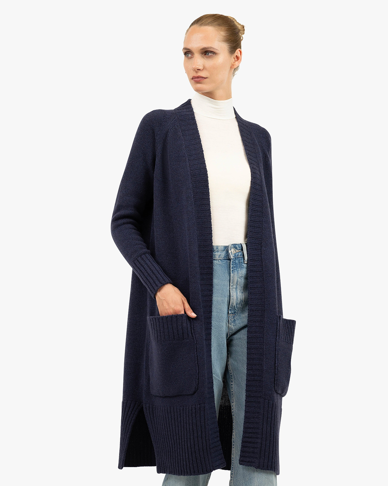 Dalmar Long Cardigan Blue