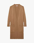 Cardigan Lungo Dalmar - Cammello