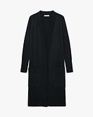 Cardigan Lungo Dalmar - Nero