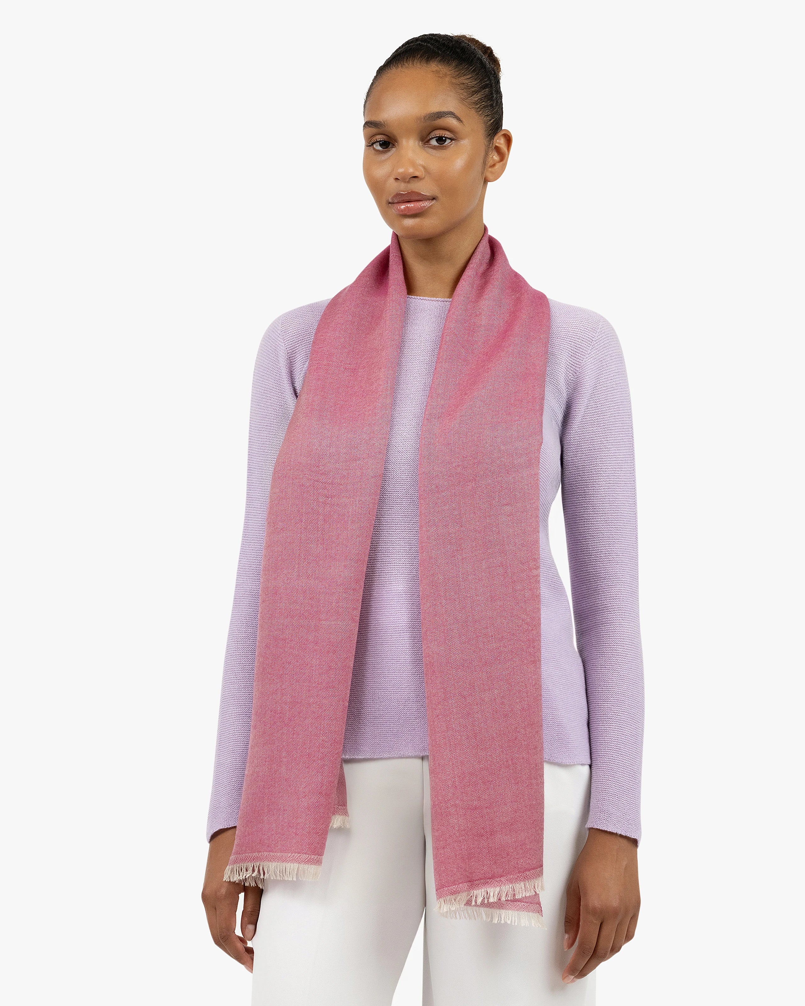 Echarpe étole châle scarf ROSE FUSHIA unie cachemire laine top qualité Echarpe étole châle scarf ROSE FUSHIA unie cachemire laine top qualité