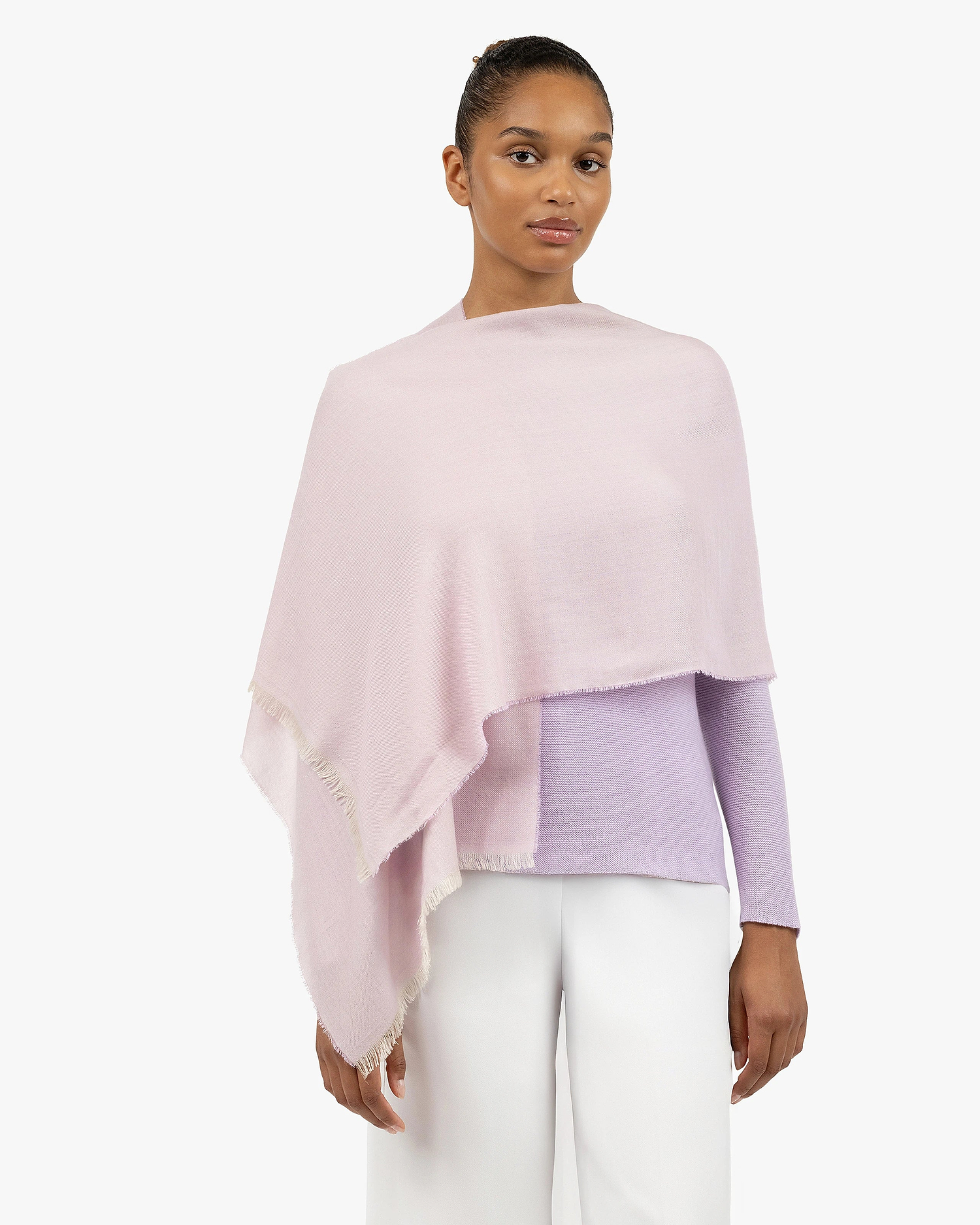 Positano Wrap - Blush Cashmere / Seta