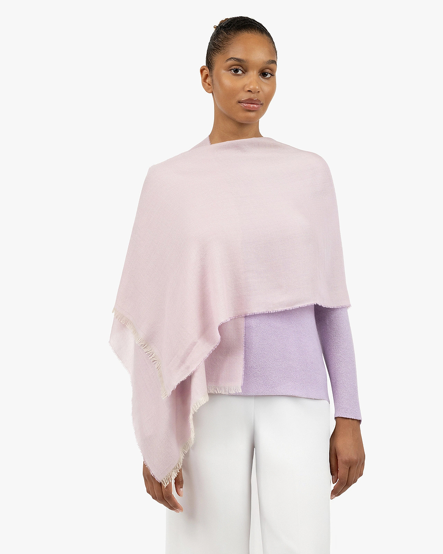 Positano Wrap - Blush Cashmere / Seta