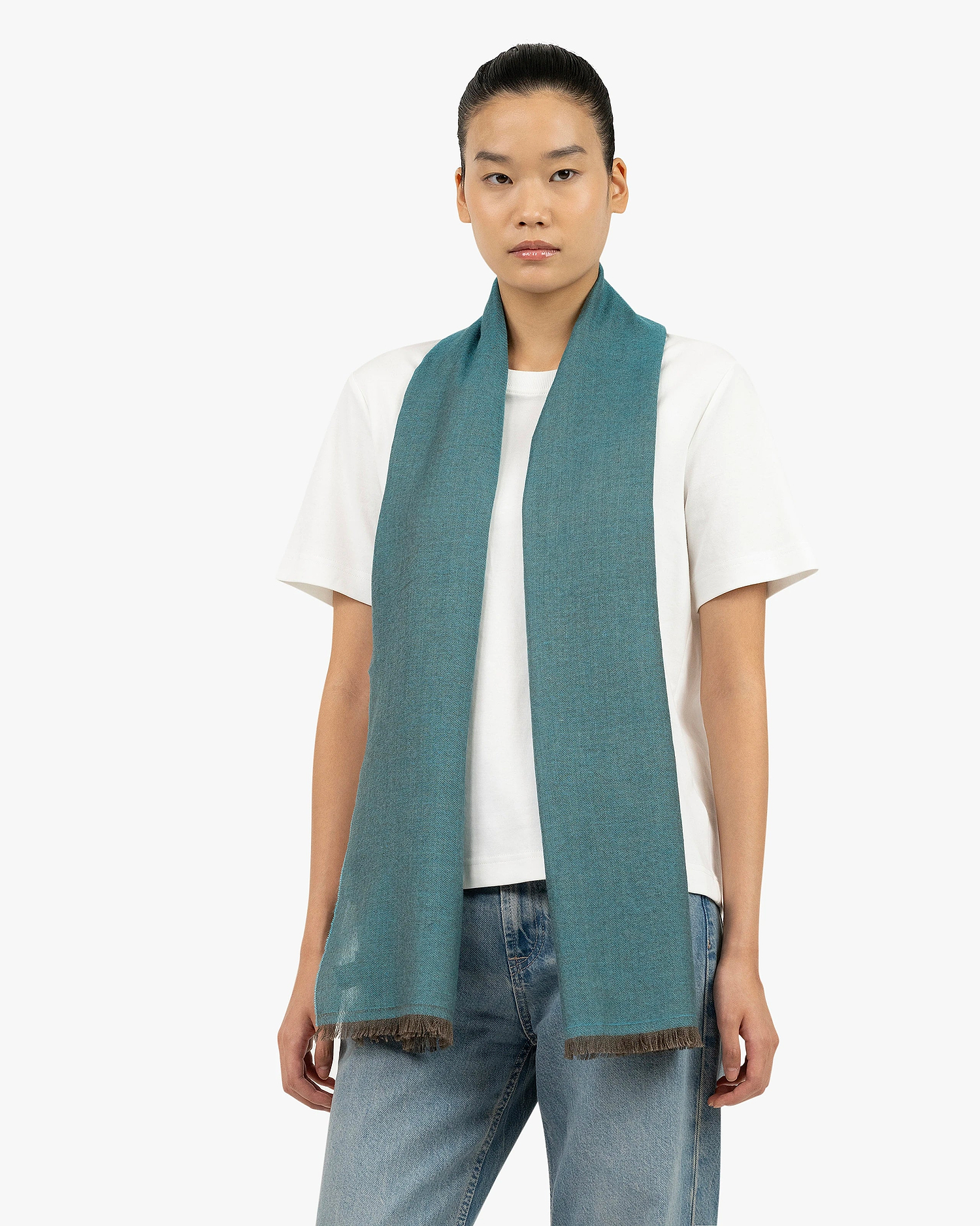 Positano Wrap - Teal Cashmere / Seta