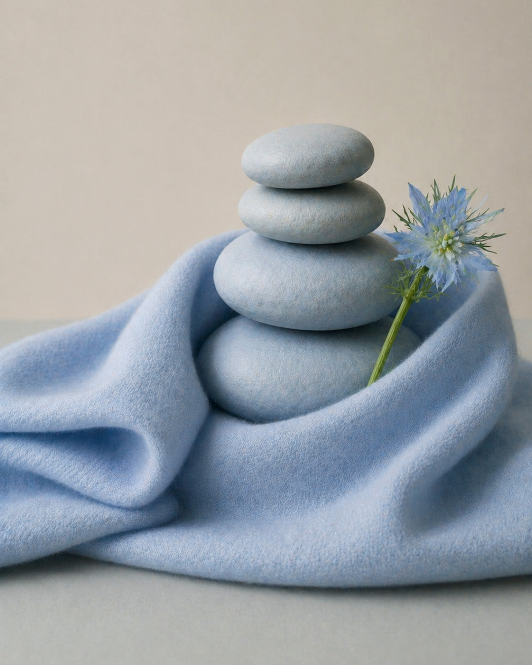 Women's Cashmere Knits - Light Blue