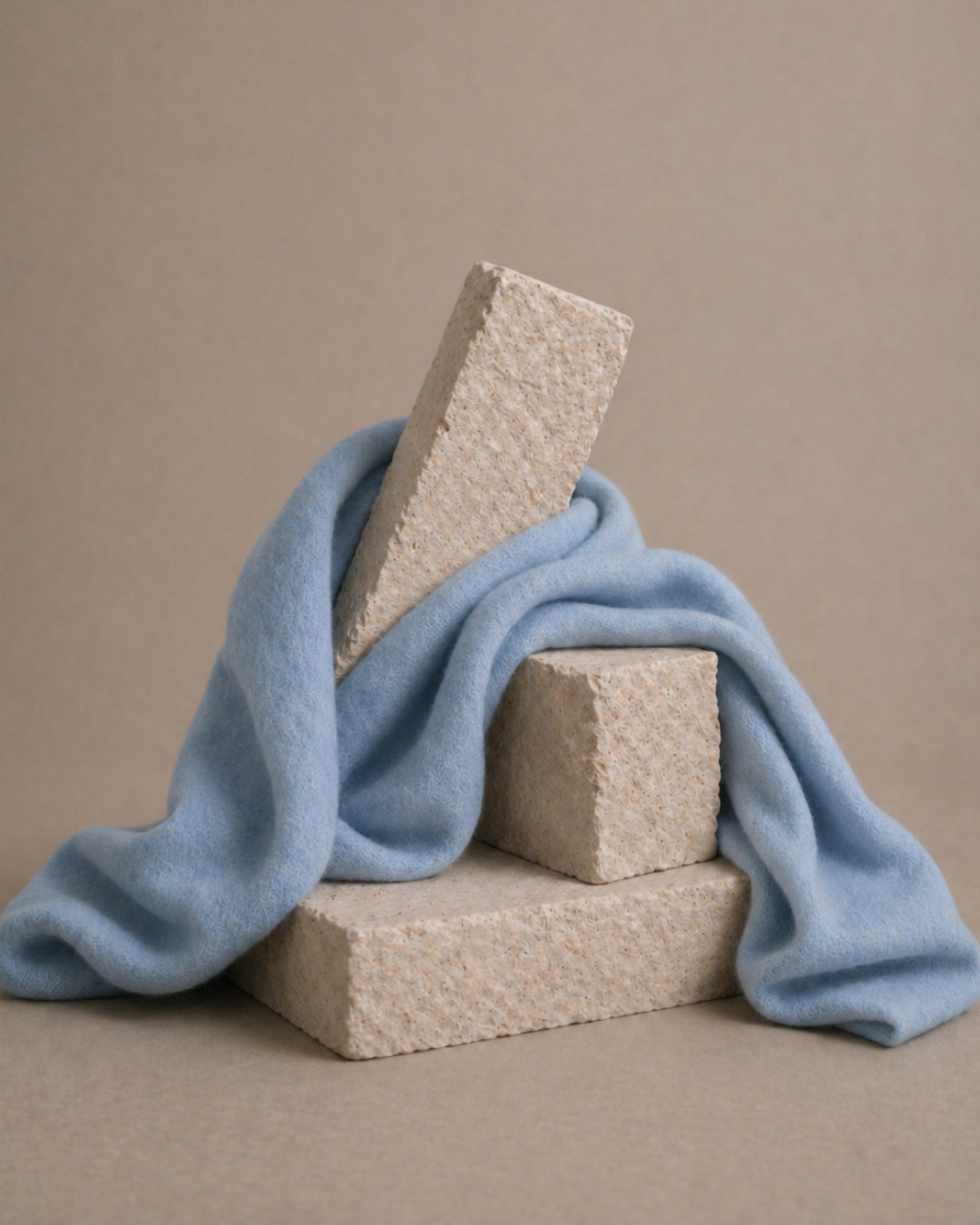 Men's Cashmere Knits - Light Blue