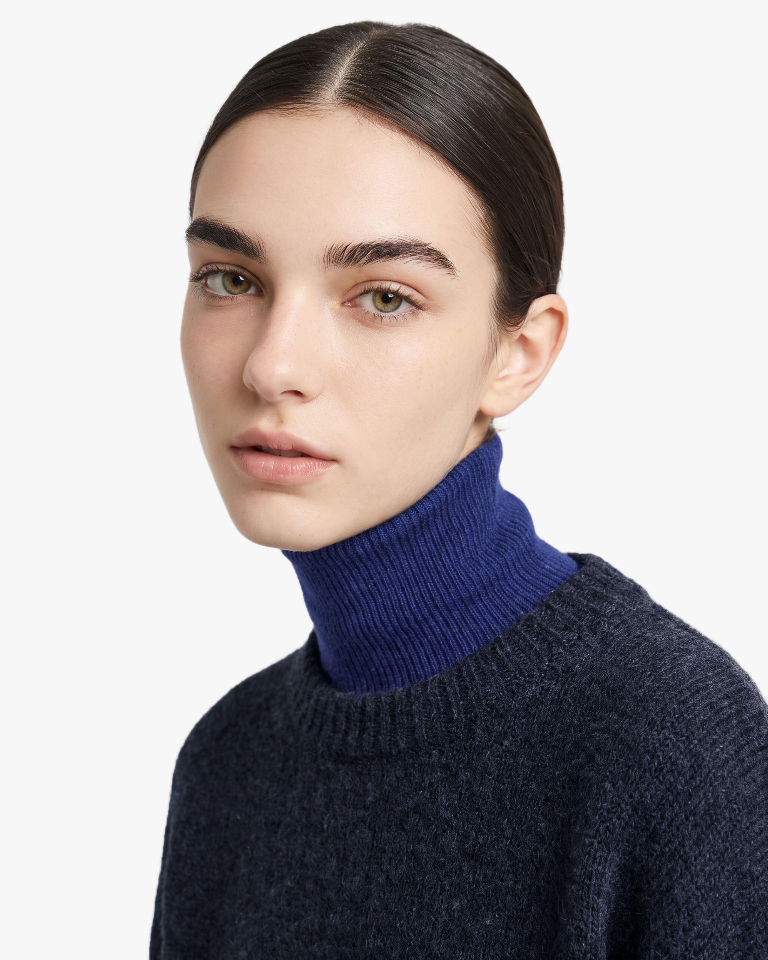 Turtleneck Dickey | The Moment 08 | Blue Women > Scarf