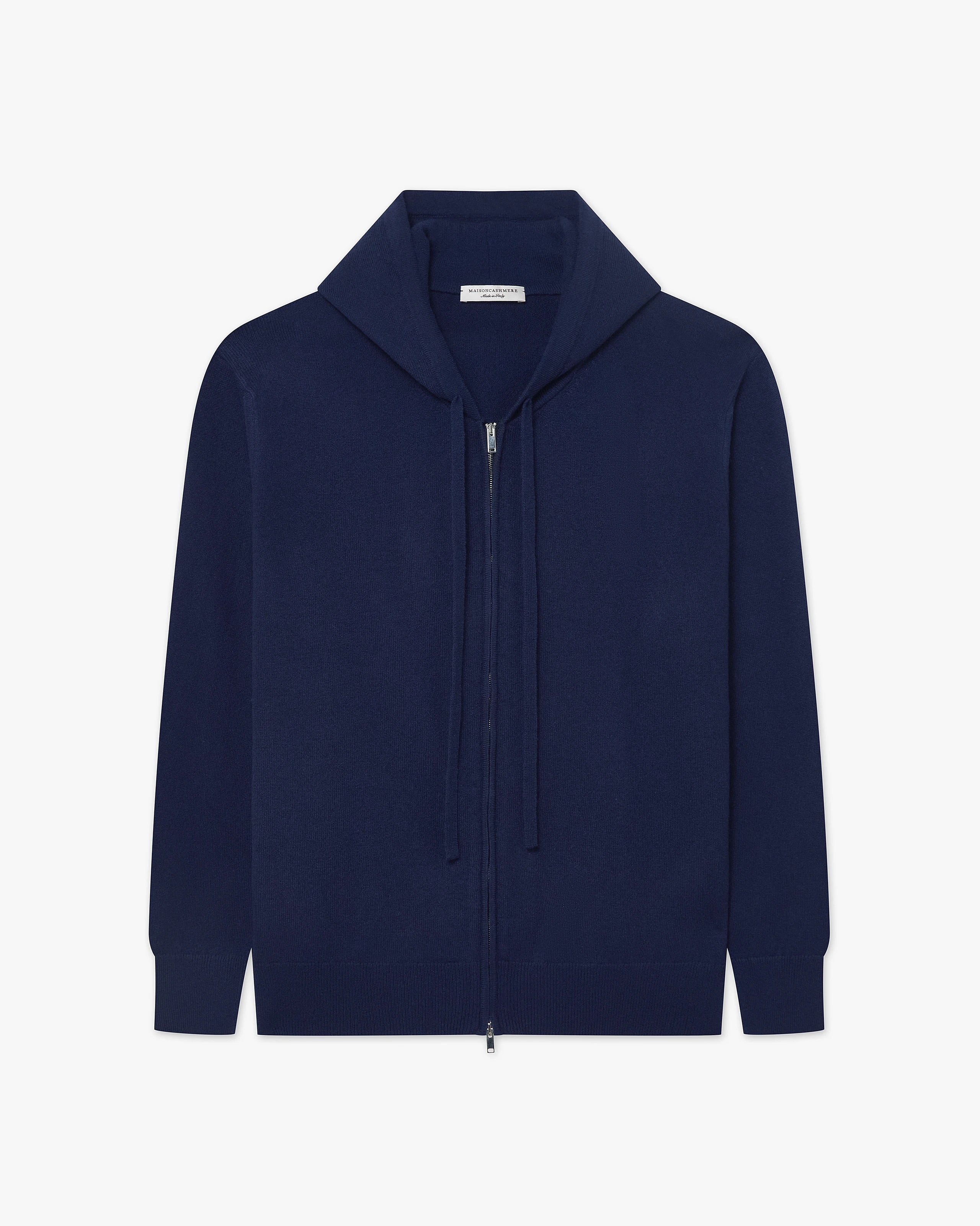 Felpa Cappuccio Zip Gramercy Uomo - Blu - Archivio