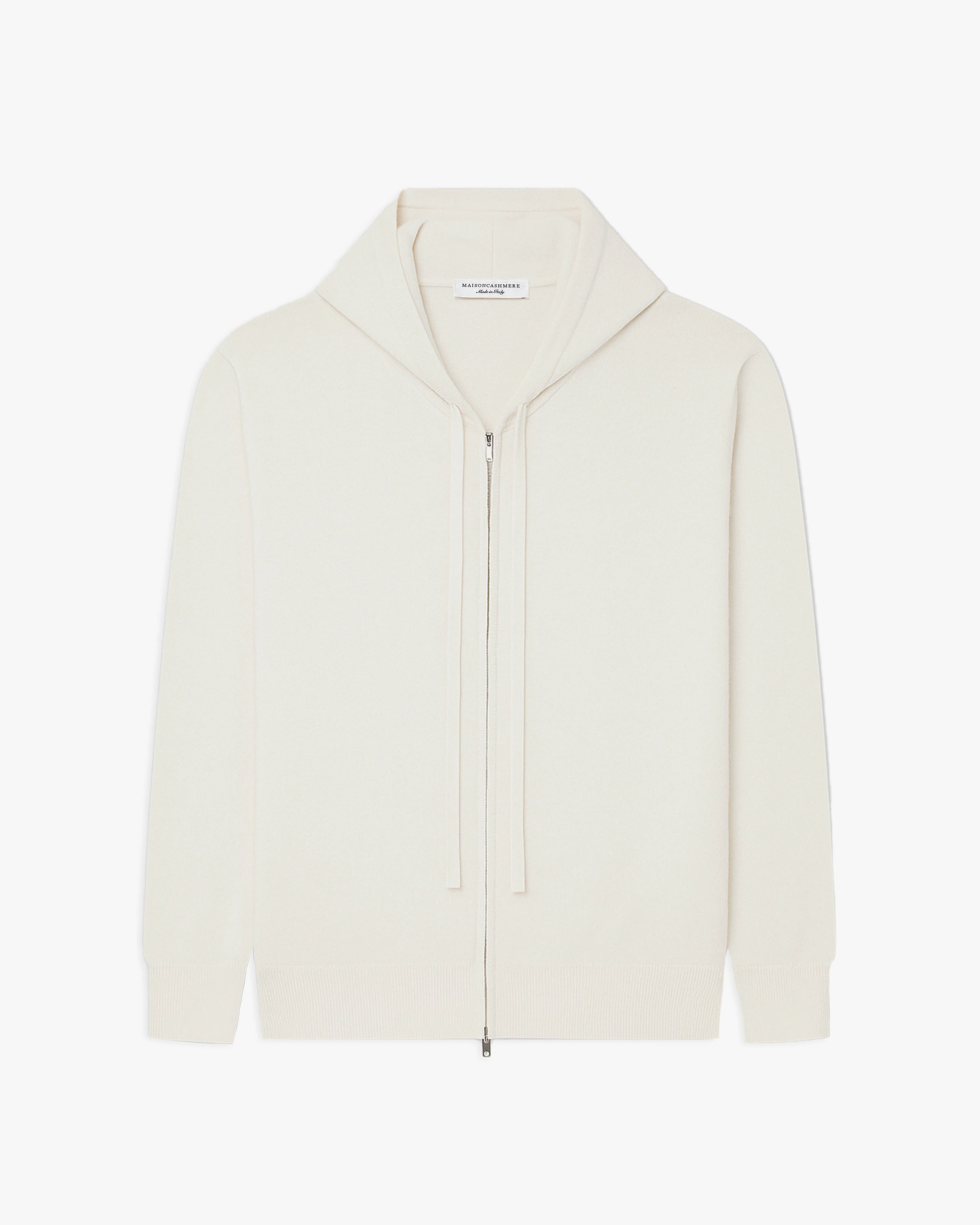 Felpa Cappuccio Zip Gramercy Uomo - Panna - Archivio