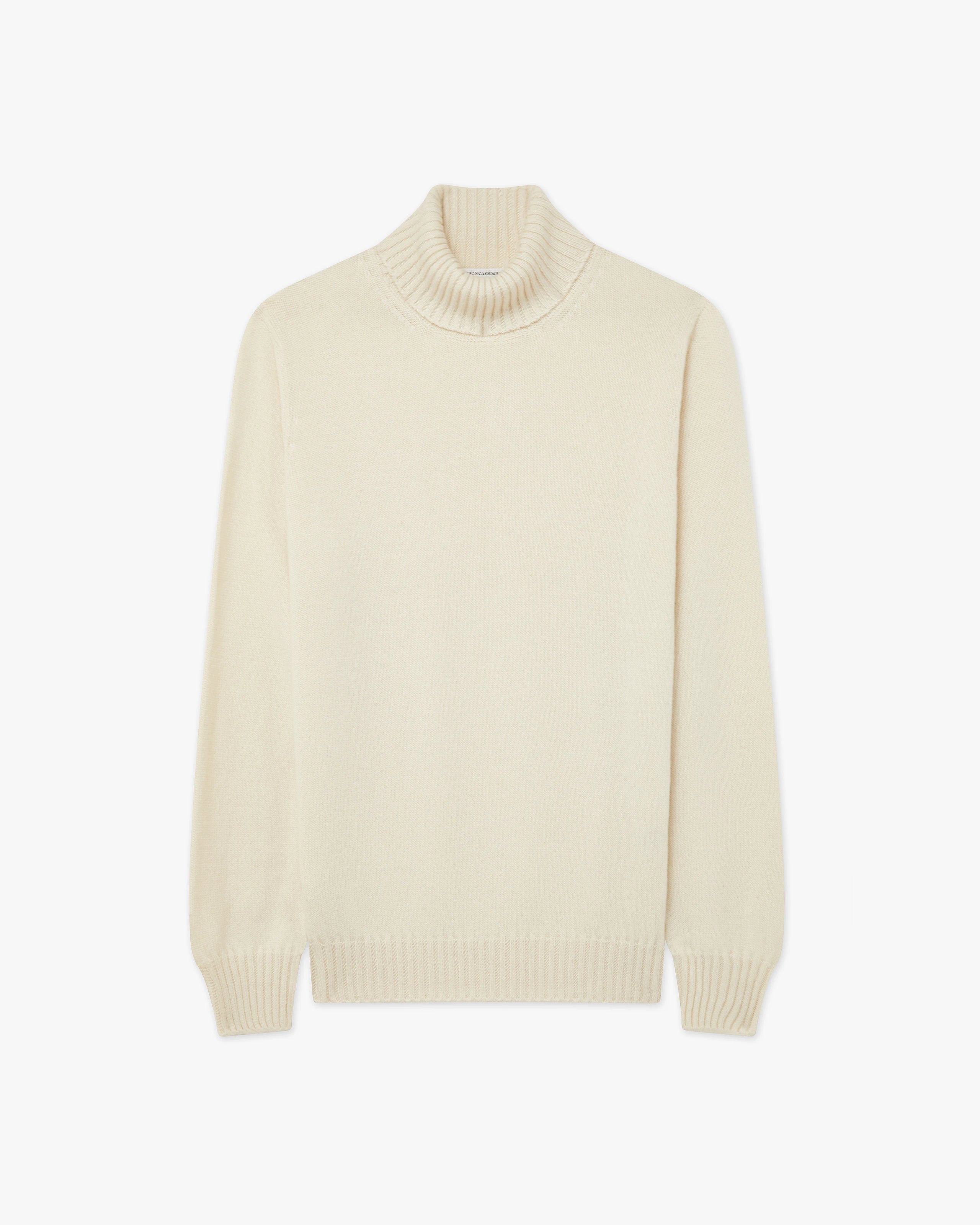 Maglione Dolcevita Faloria Uomo - Bianco - Archivio