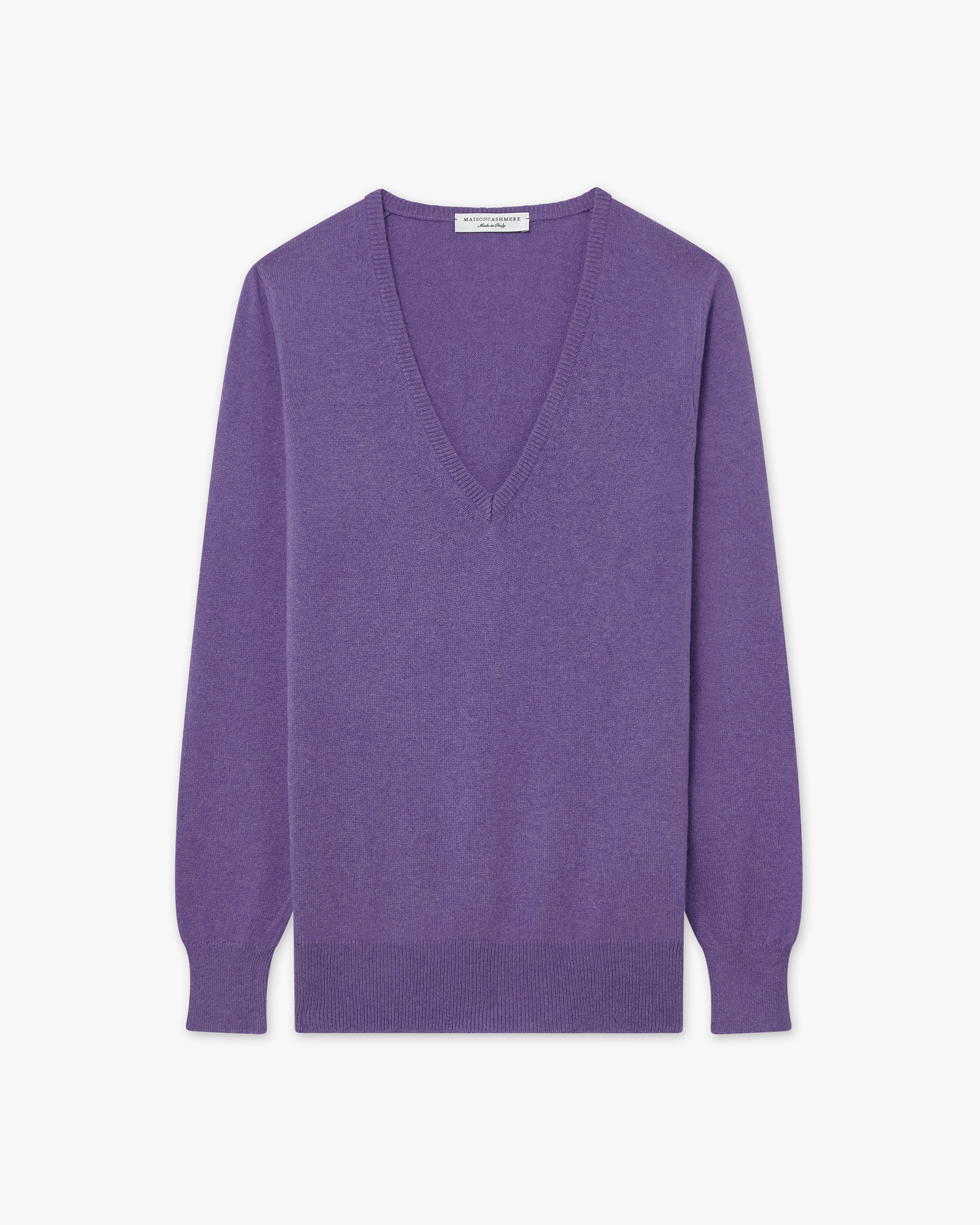 Essential V-Ausschnittpullover Damen - Lavendel - Archiv