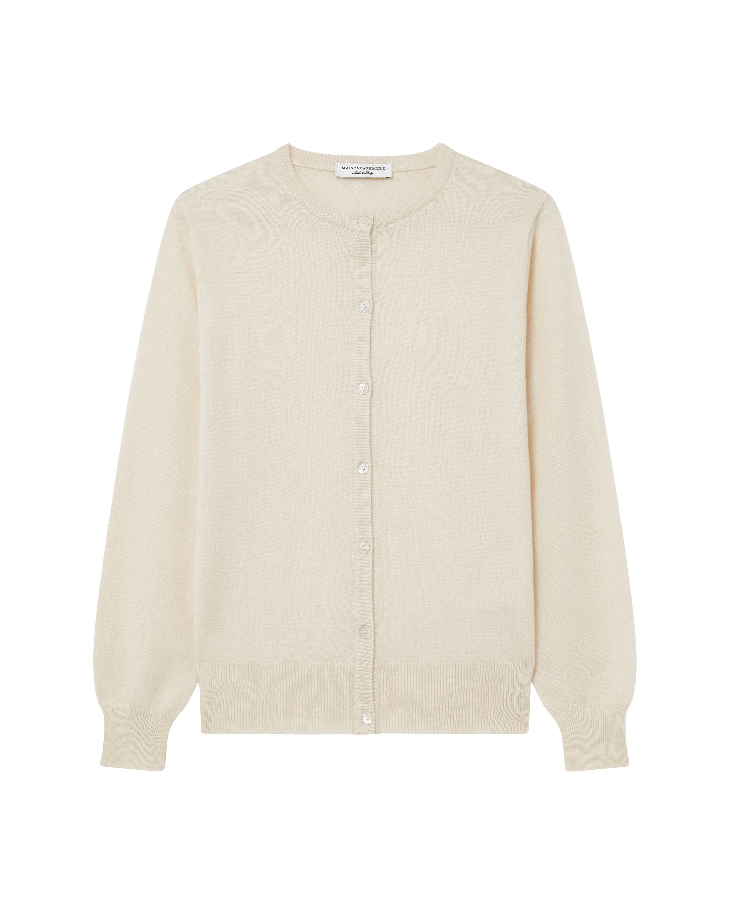 Custom Studio - Essential Crew Neck Cardigan Women > Custom Studio > Cardigan