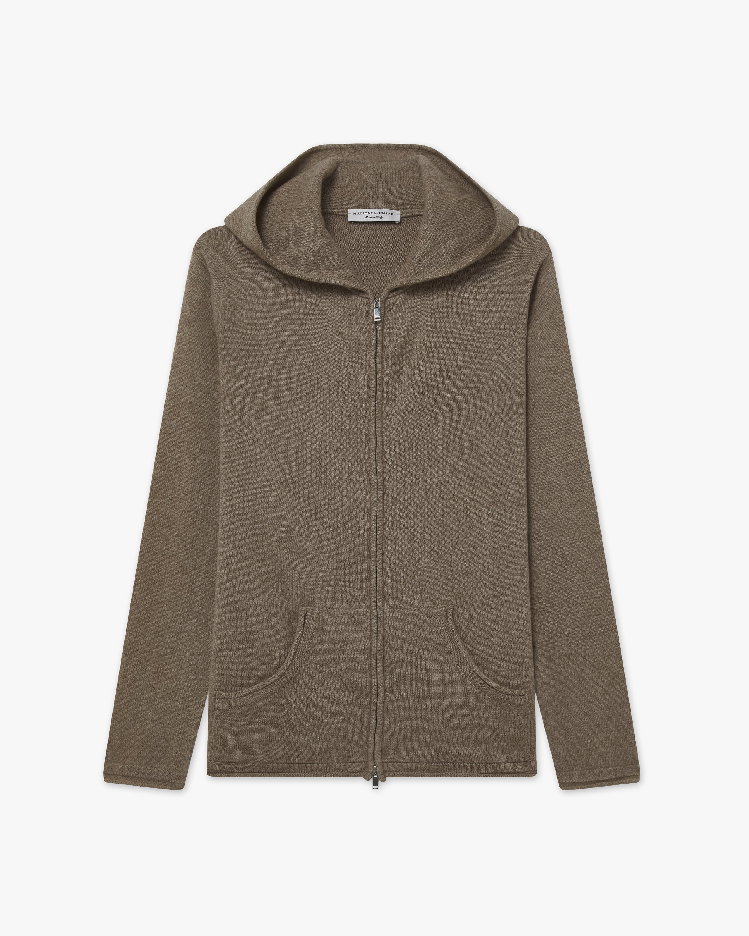 Salò Zip-Kapuzenjacke Damen - Braun - Archiv