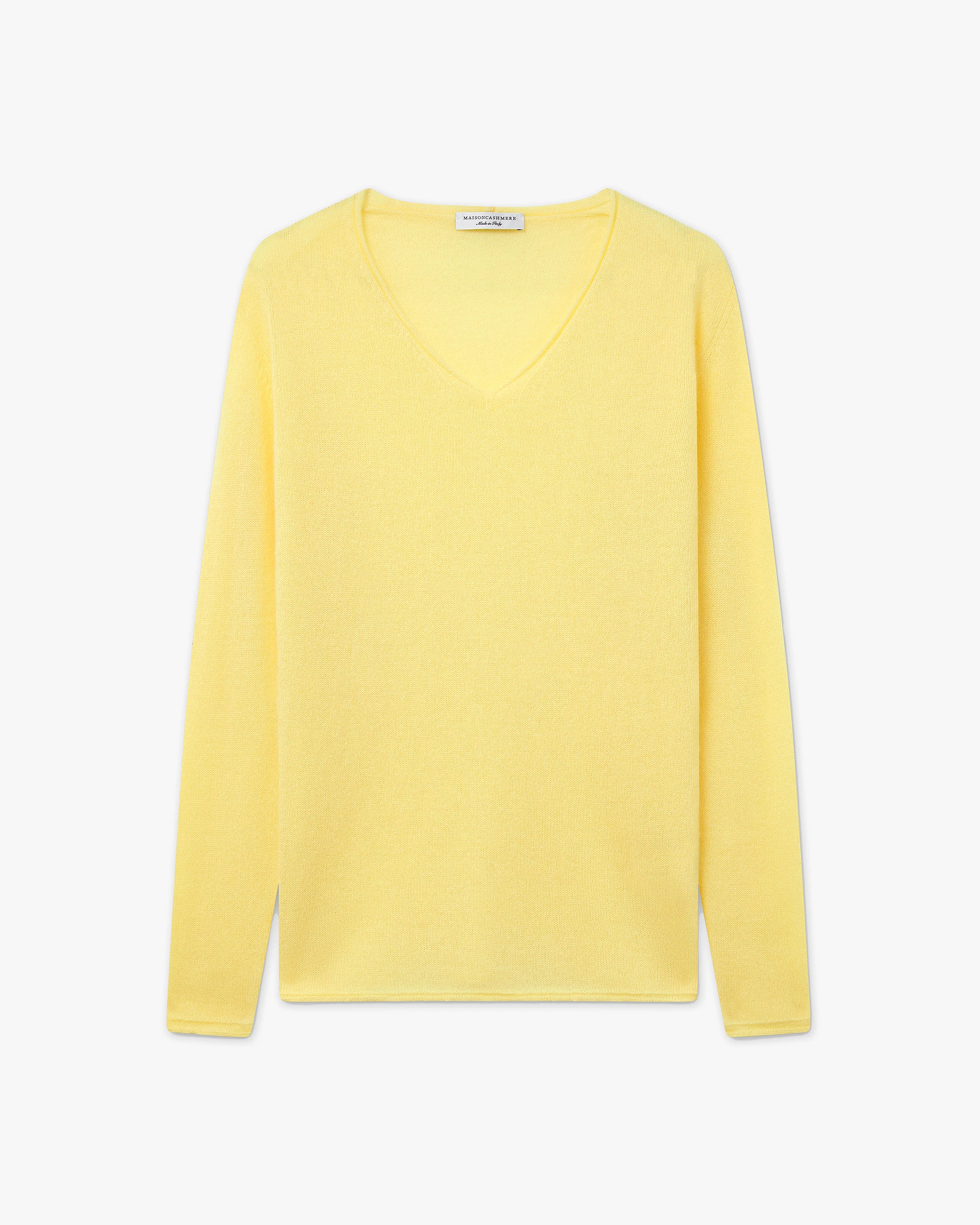 Lightness V-Ausschnittpullover - Gelb - Archiv