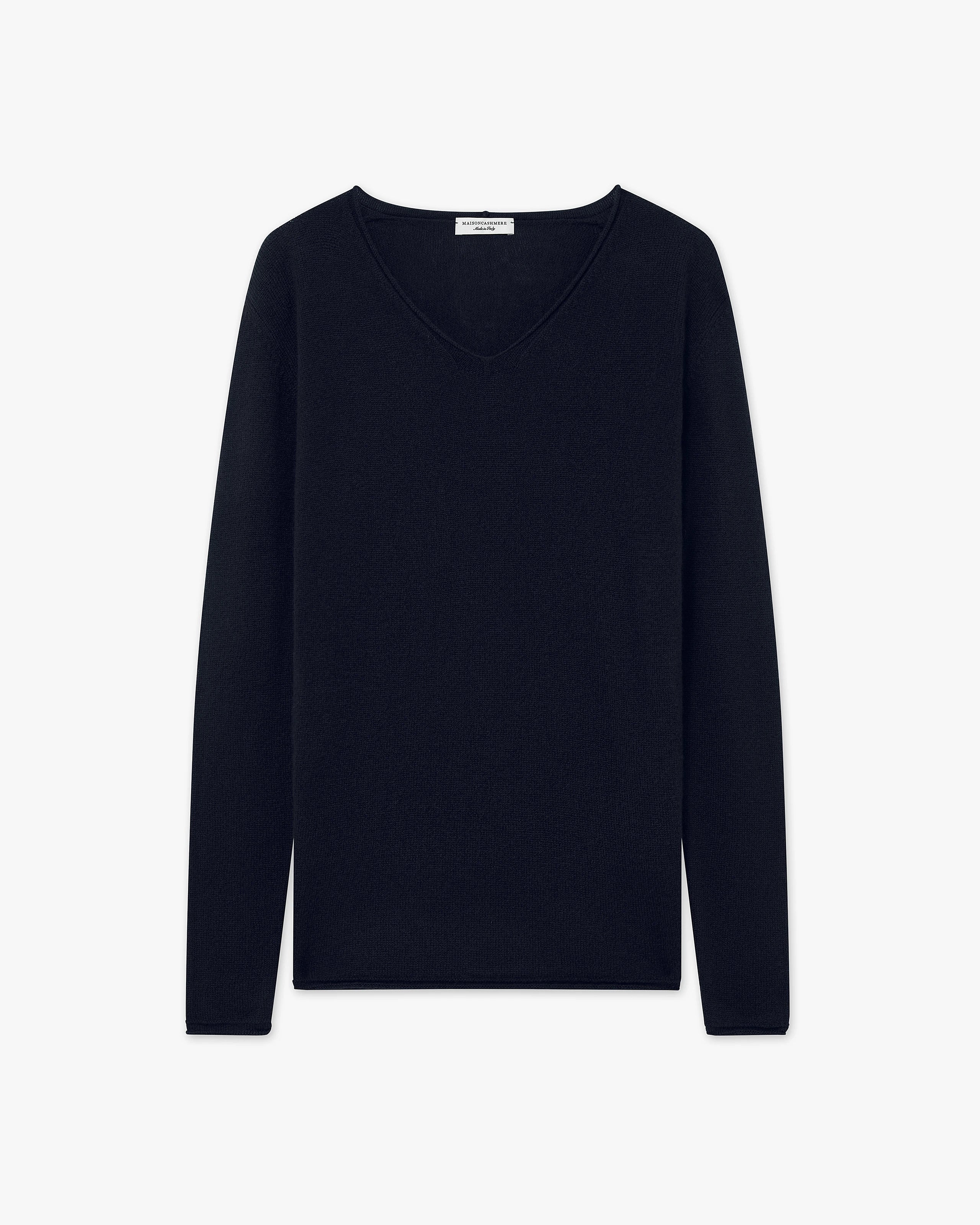 Maglia Scollo V Lightness - Blu Scuro - Archivio