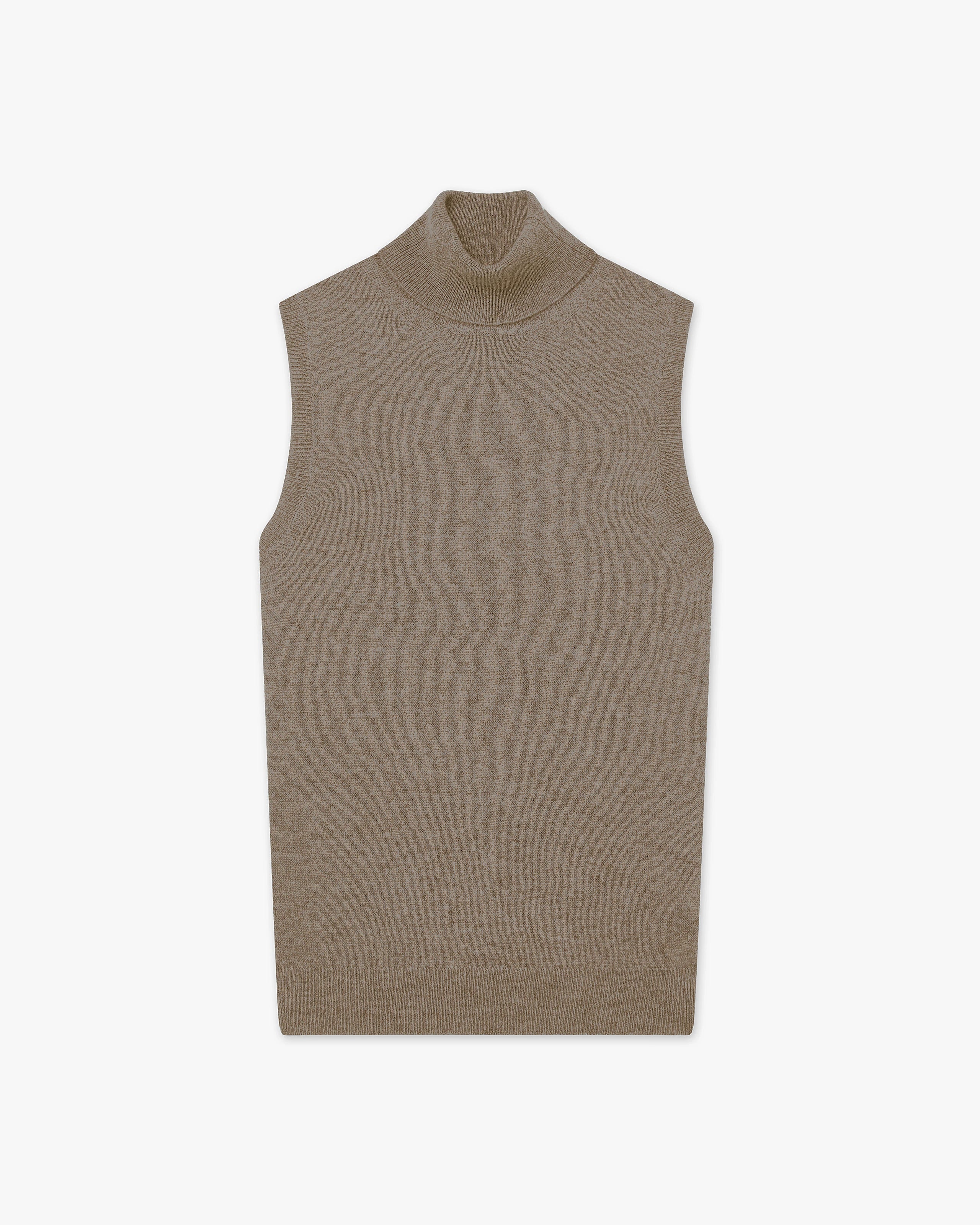 Essential Rollkragen Top - Taupe - Archiv