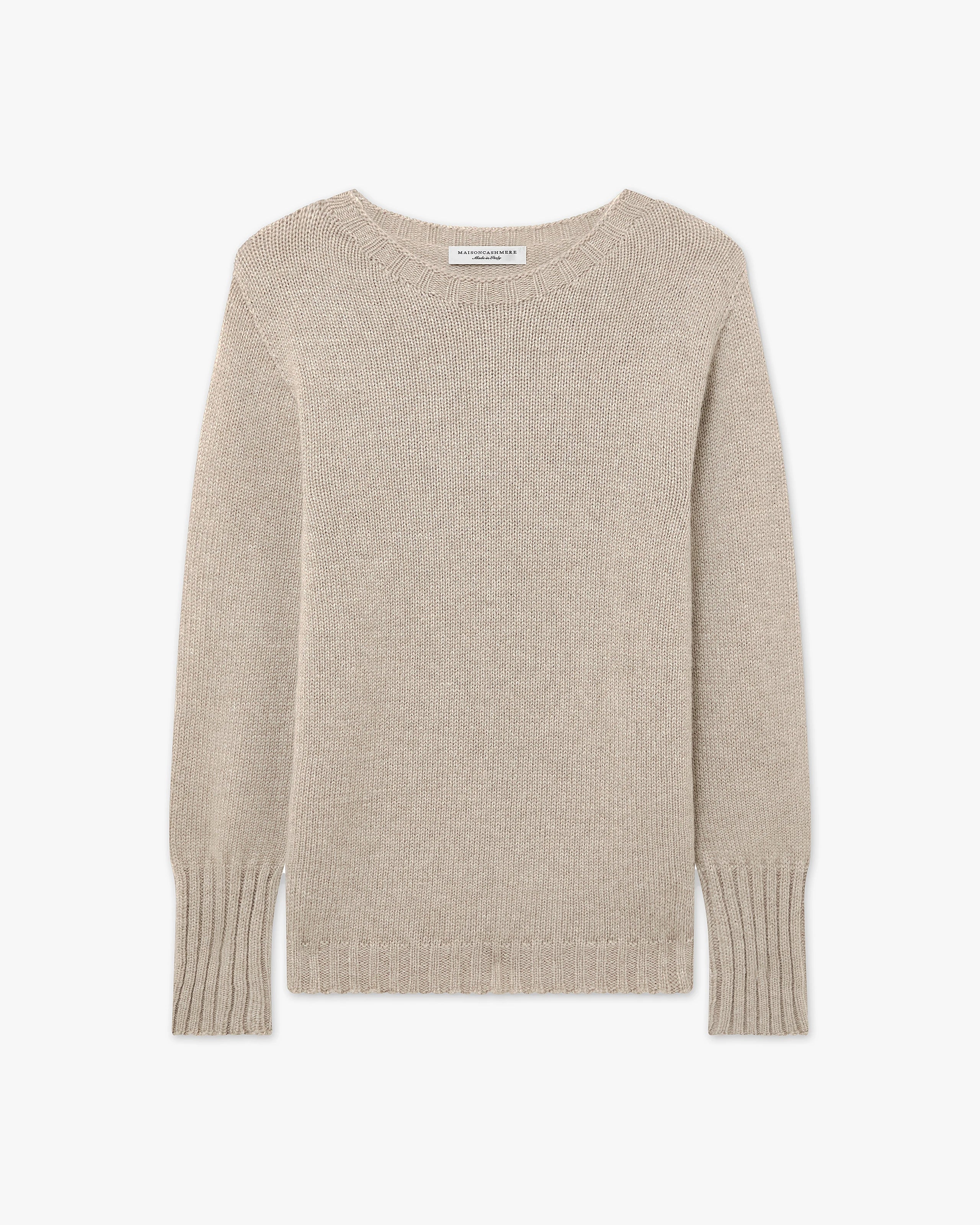 Pull Col Rond Merano Femme - Beige - Archive