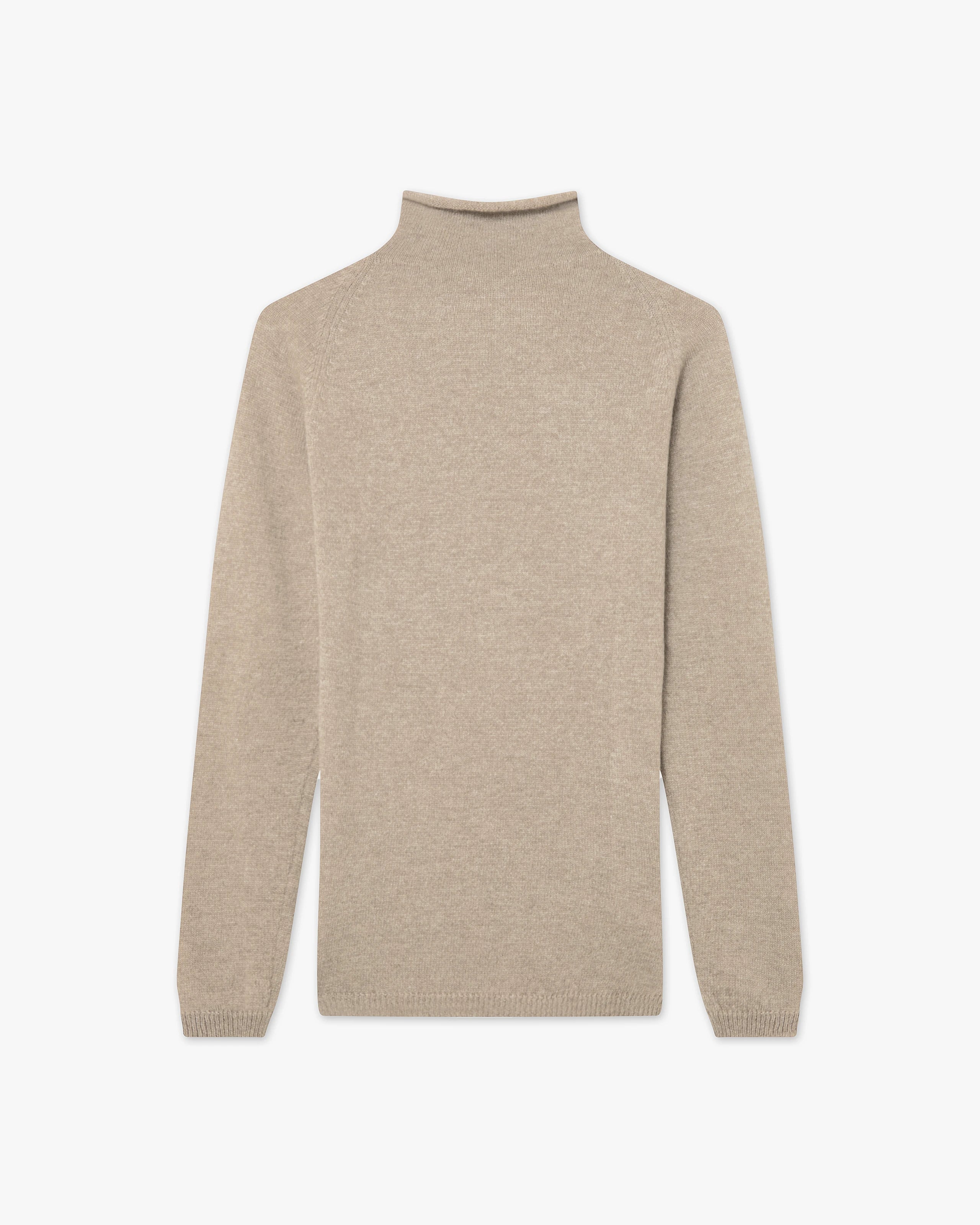 Piuma Mock Neck Pullover - Beige - Archiv