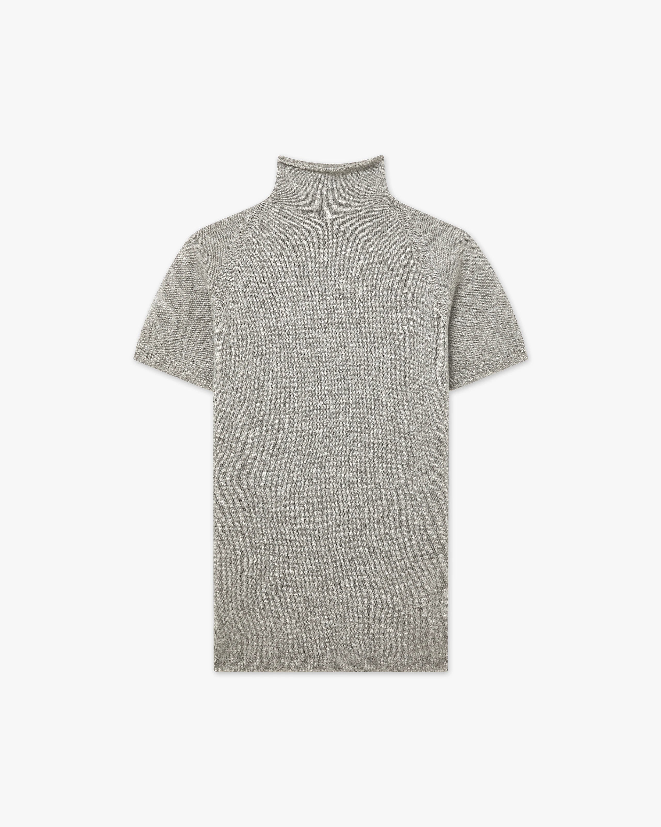T-Shirt Collo Alto Piuma - Grigio Chiaro - Archivio