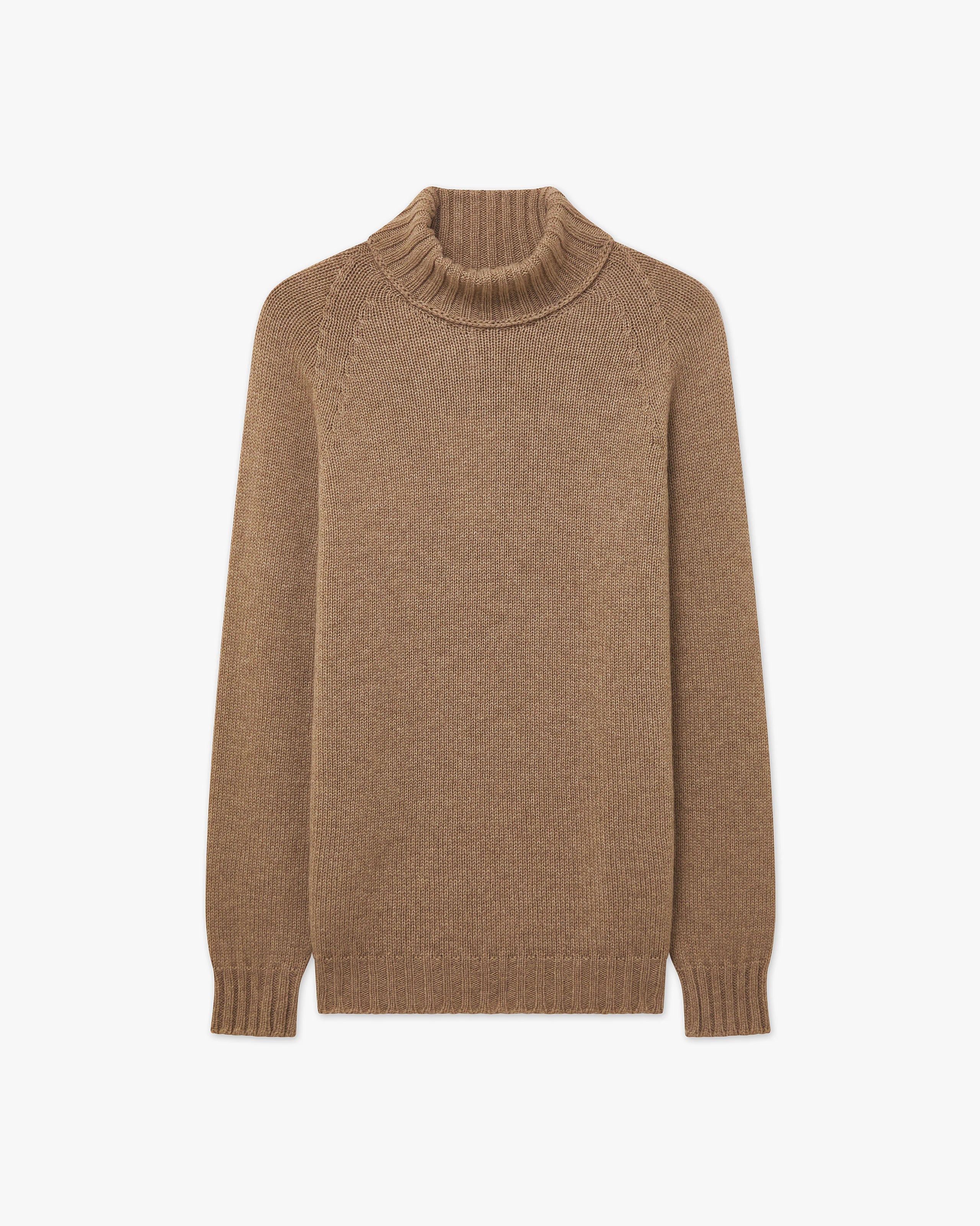 Parksville Rollkragenpullover Damen - Camel - Archiv