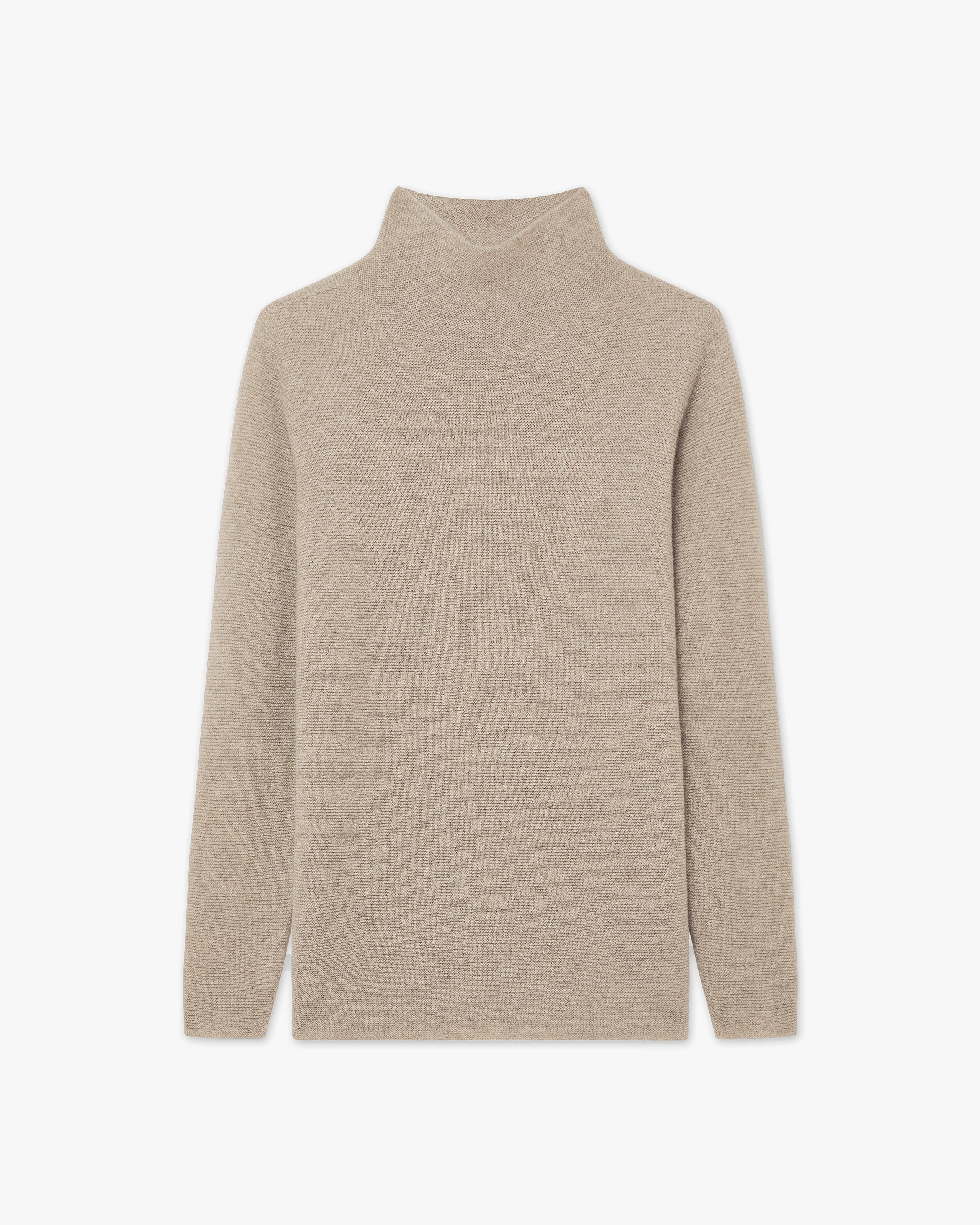 Soffio Mock Neck Sweater - Beige - Archive XL Women > Turtleneck Sweater