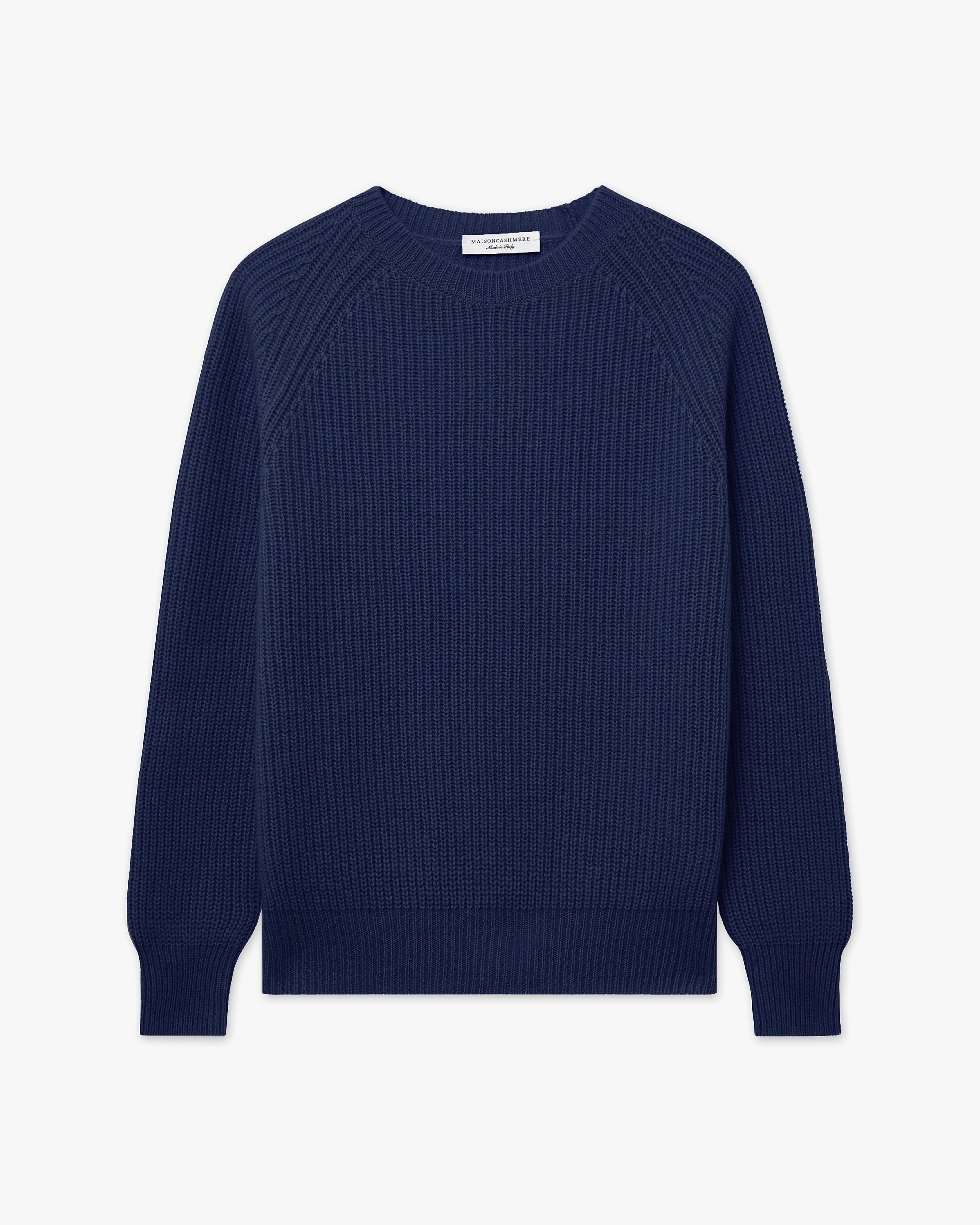 Pull Col Rond Sorapis Femme - Bleu - Archive