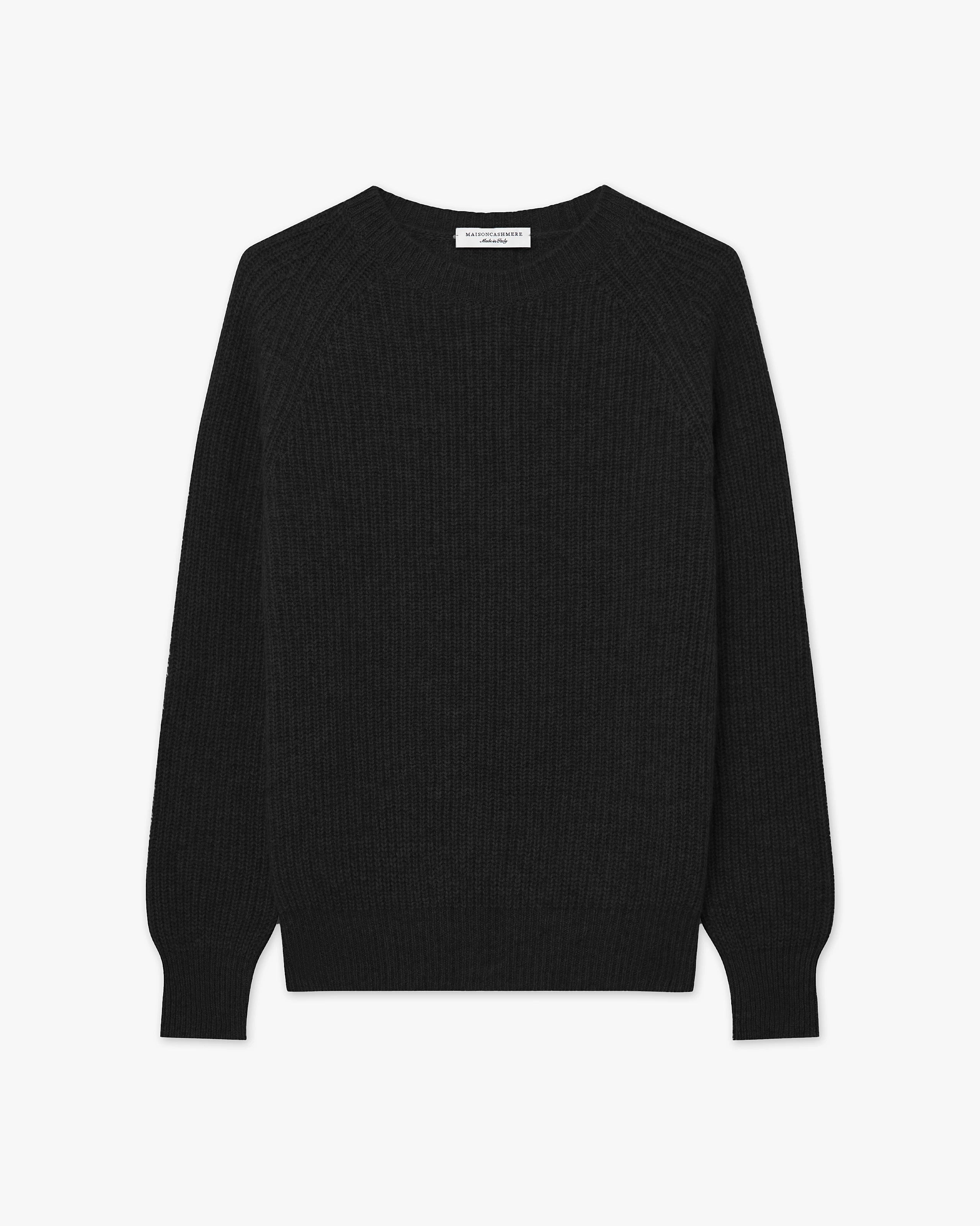 Sorapis Rundhalspullover Damen - Schwarz - Archiv