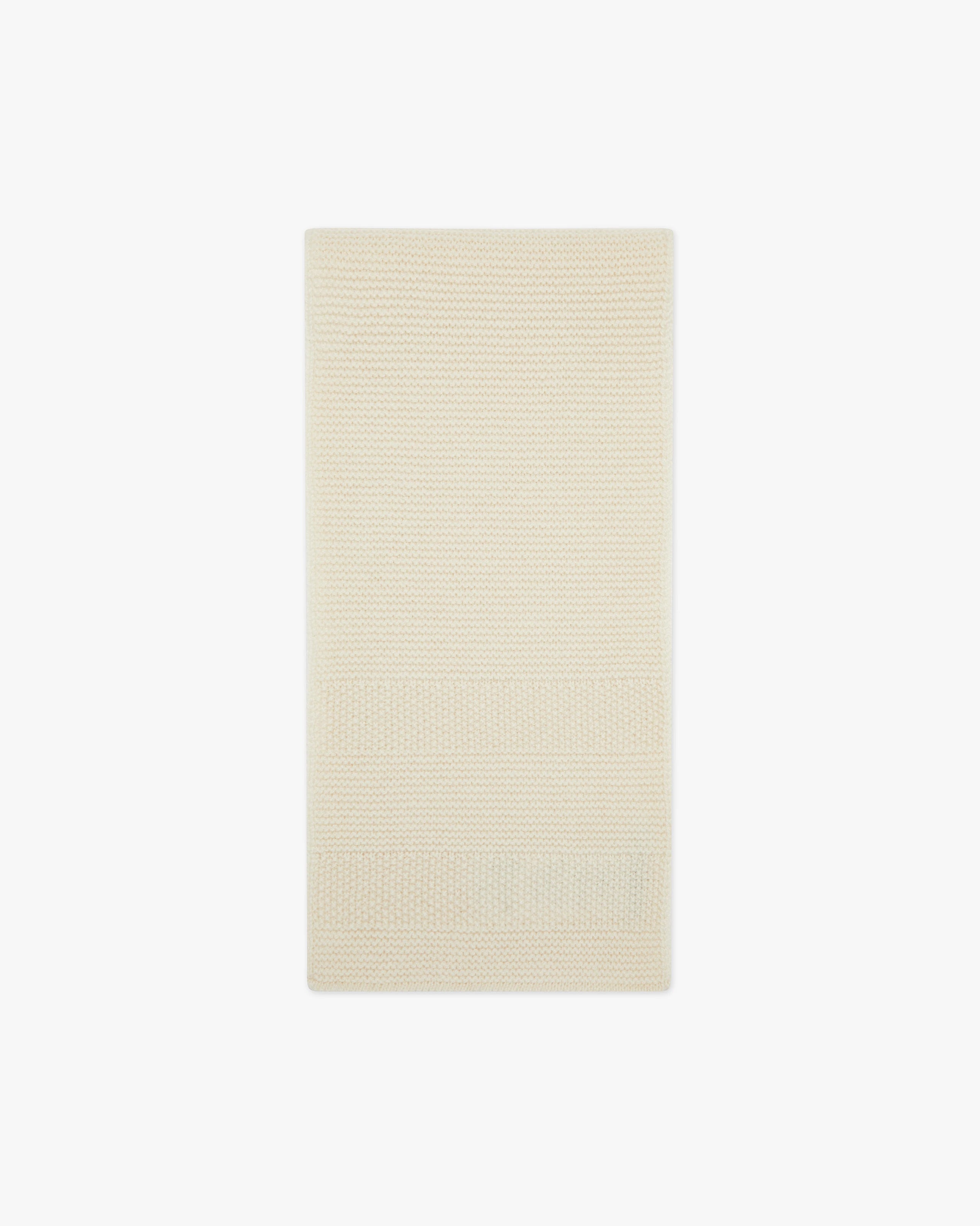 Links Baby Scarf - White Cashmere