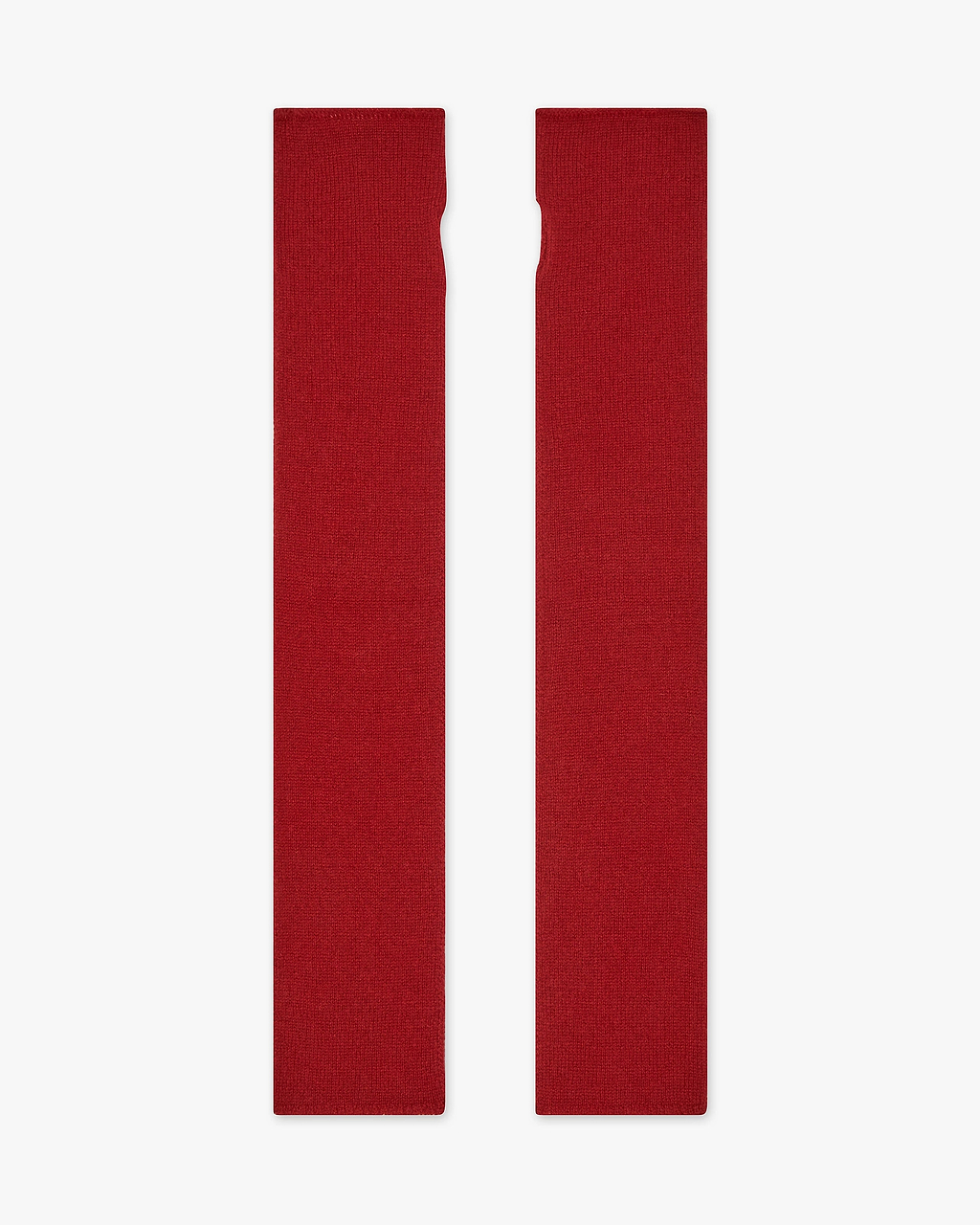 Cashmere Fingerless Gloves - Red | MaisonCashmere