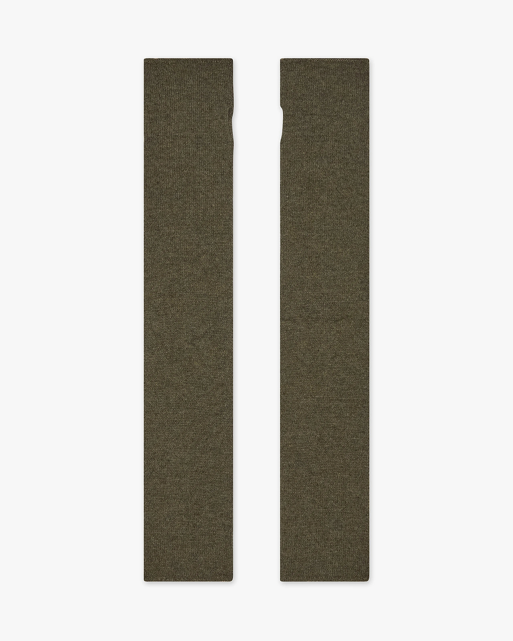Cashmere Fingerless Gloves - Green | MaisonCashmere