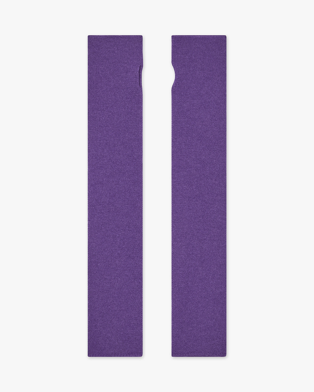 Cashmere Fingerless Gloves - Purple | MaisonCashmere