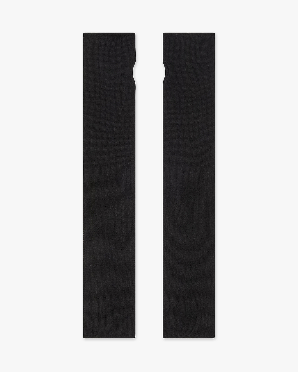 Cashmere Fingerless Gloves - Black | MaisonCashmere