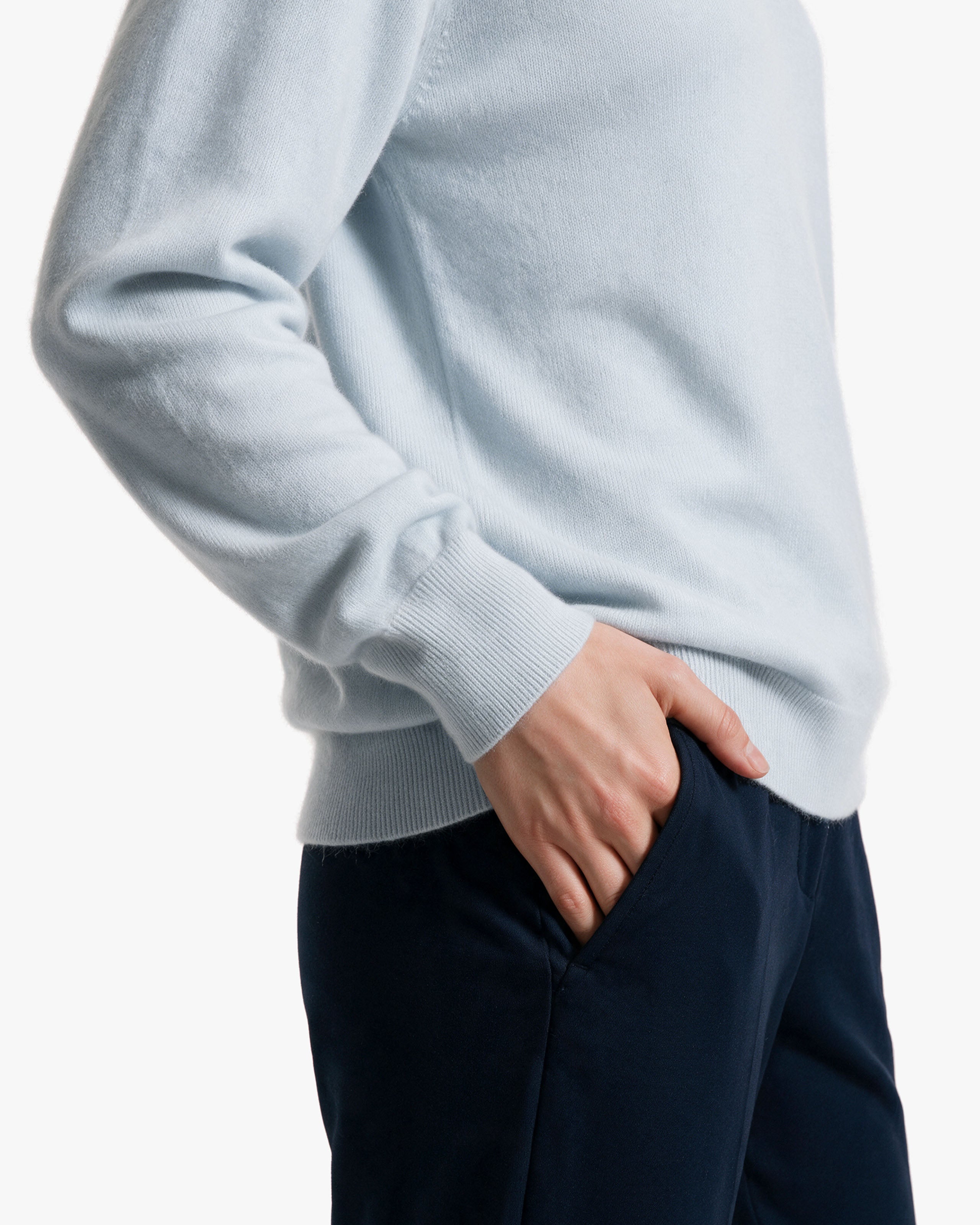Women's Classic Prestige Crewneck · Light Blue Women > Crewneck Sweater