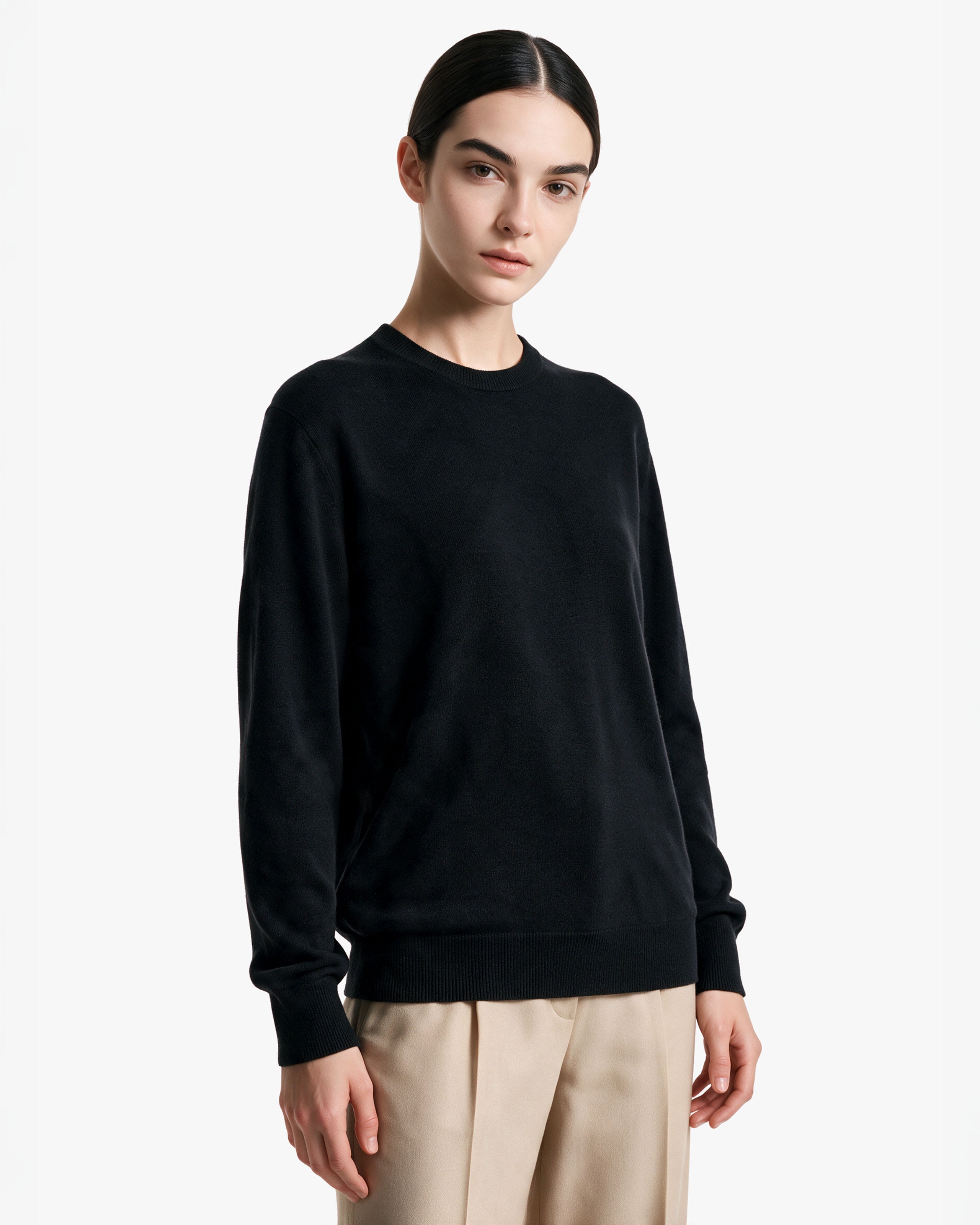 Women's Classic Prestige Crewneck · Black
