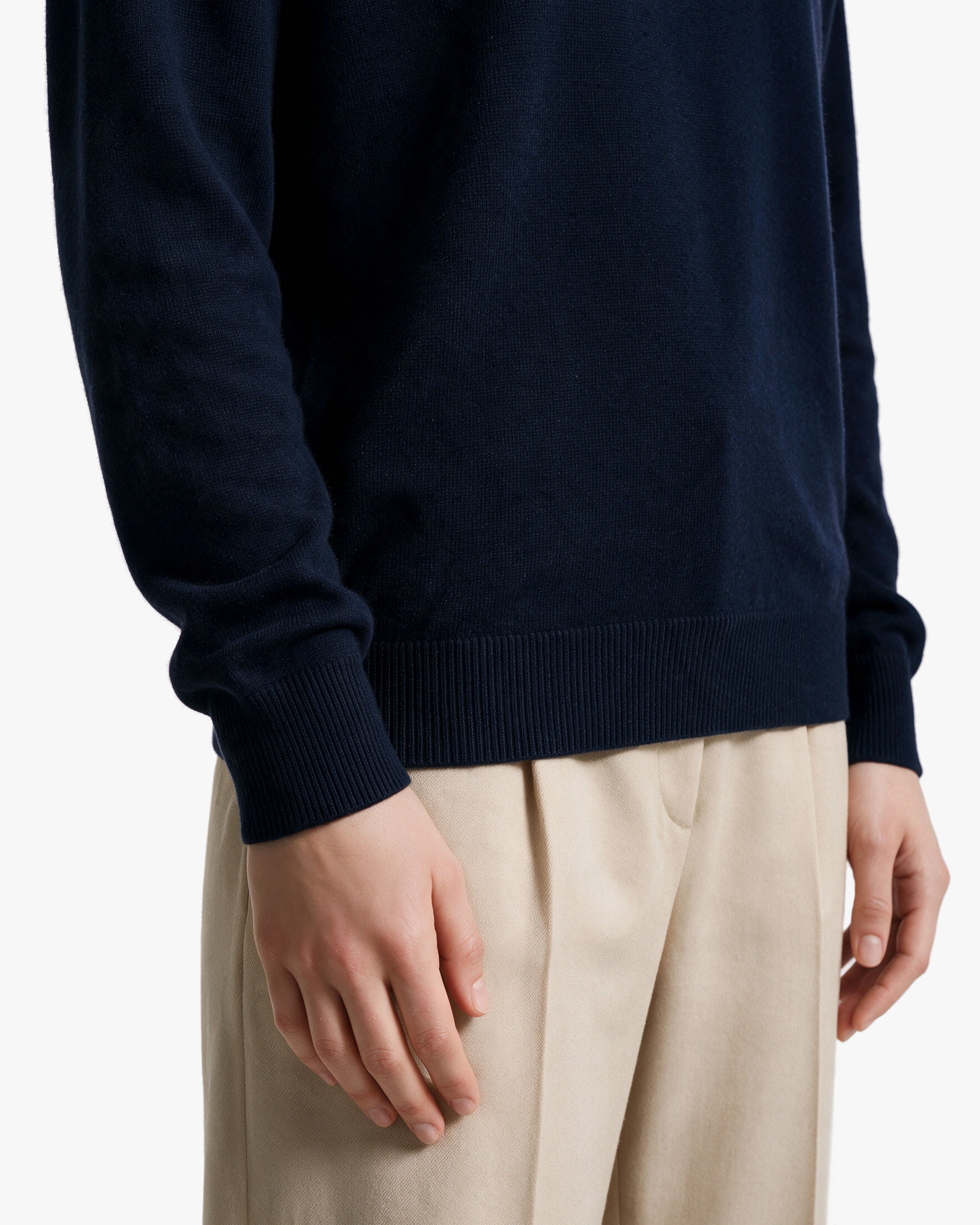 Women's Classic Prestige Roll Neck · Night Blue