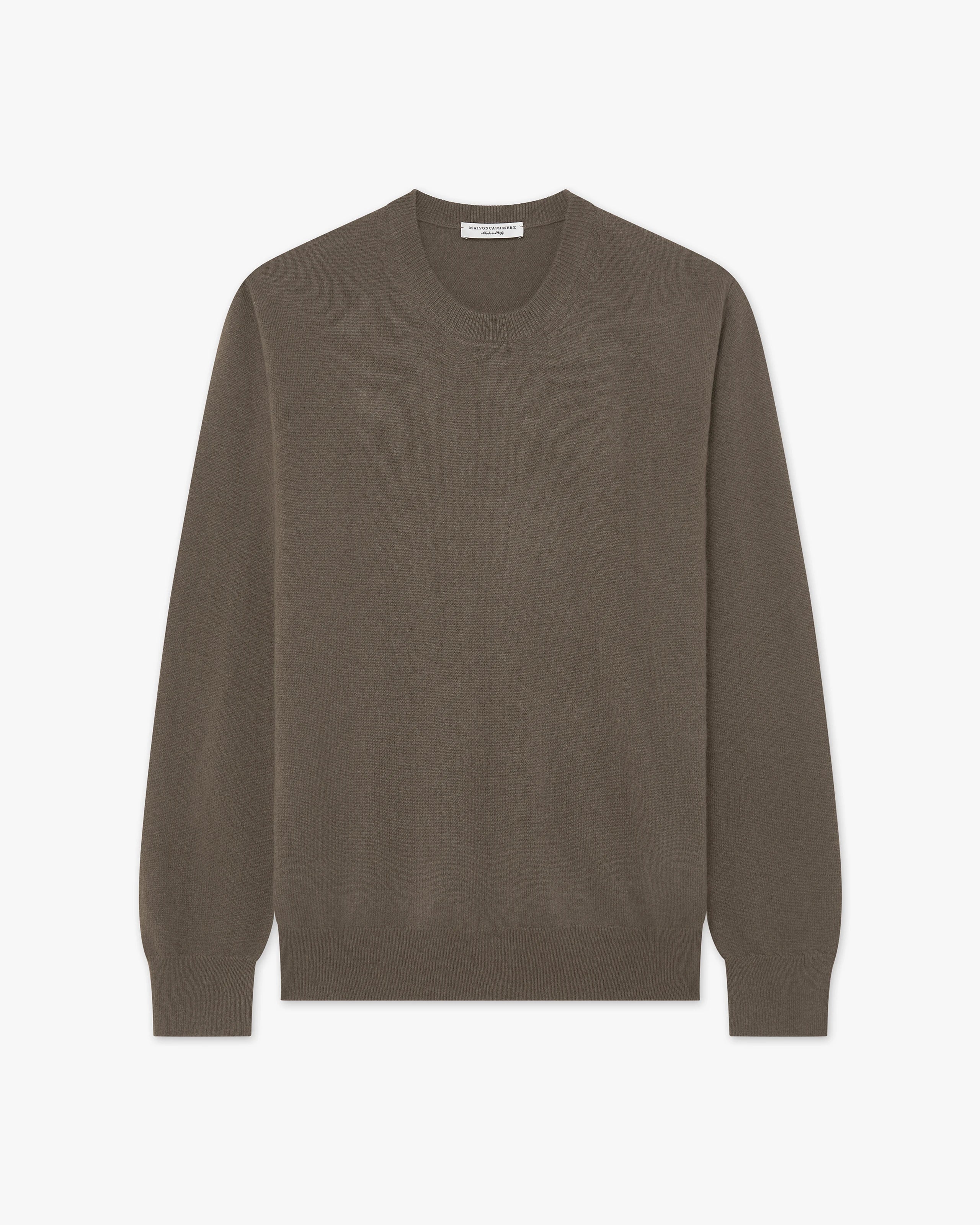 Pull Col Rond Classic Prestige Homme · Marron