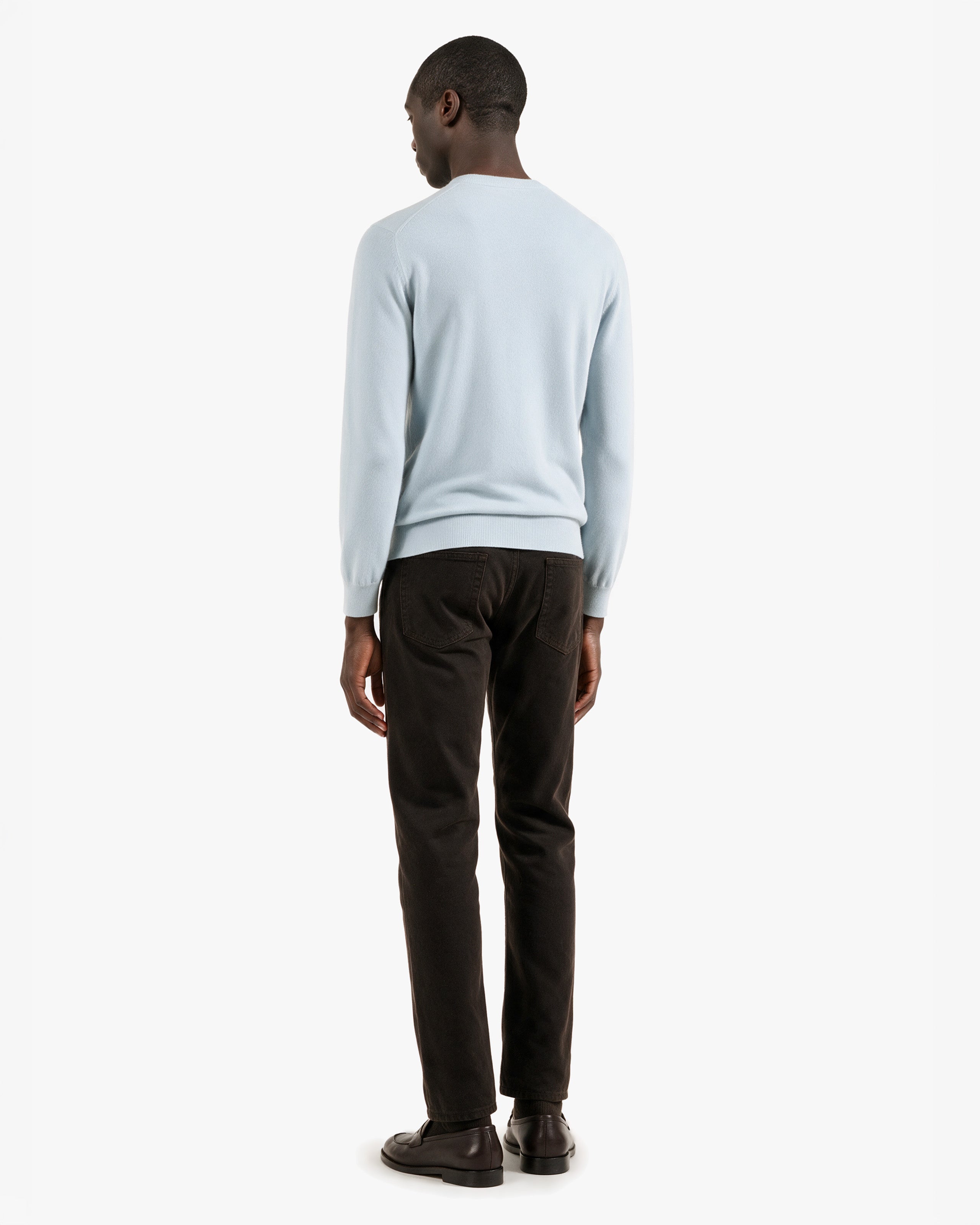 Pull Col Rond Classic Prestige Homme · Bleu Clair