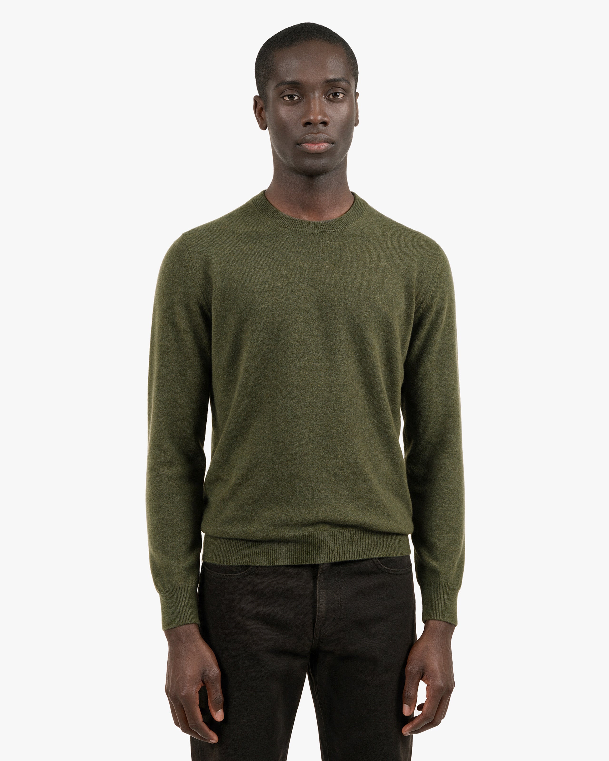 Pull Col Rond Classic Prestige Homme · Vert