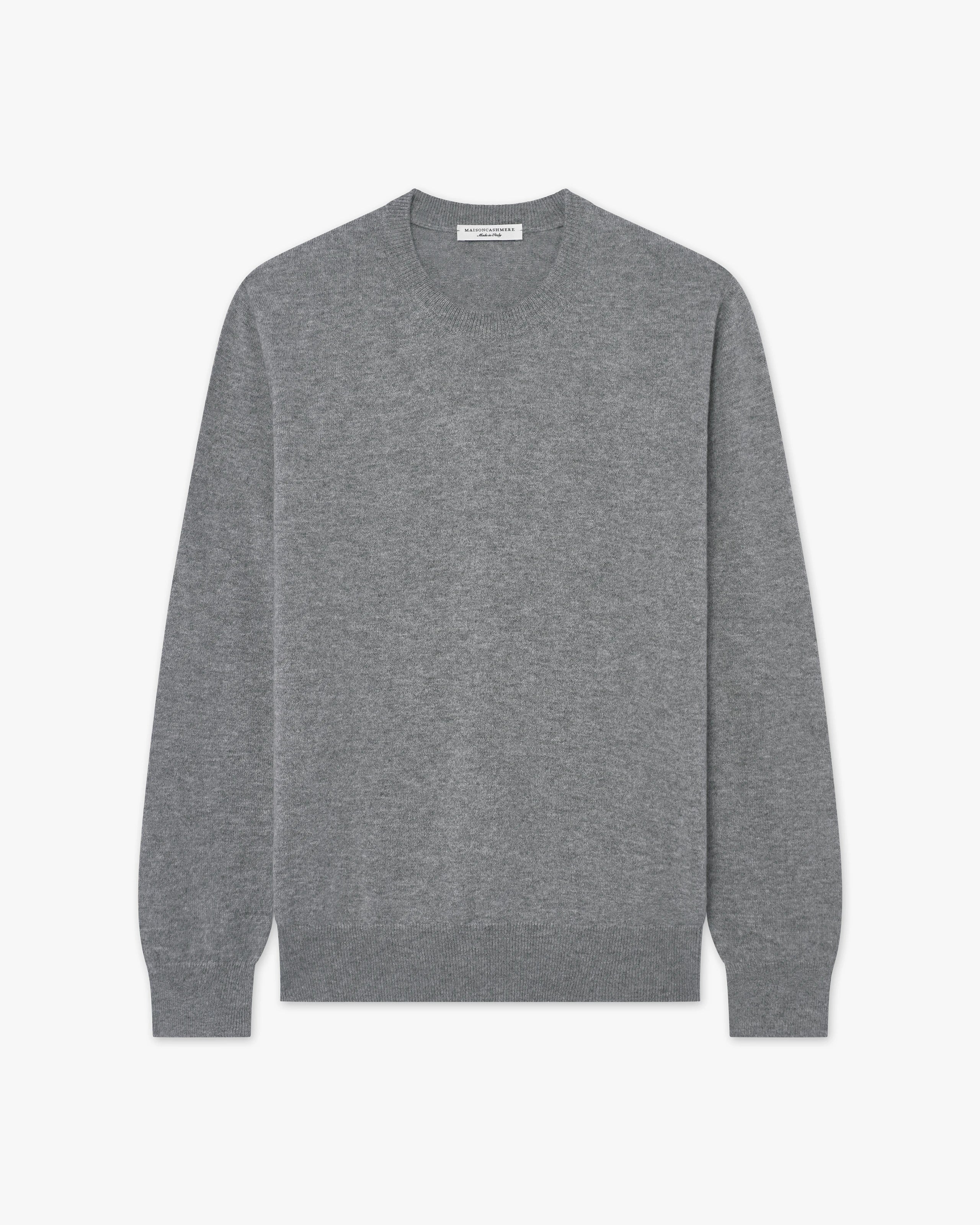 Pull Col Rond Classic Prestige Homme · Gris Moyen