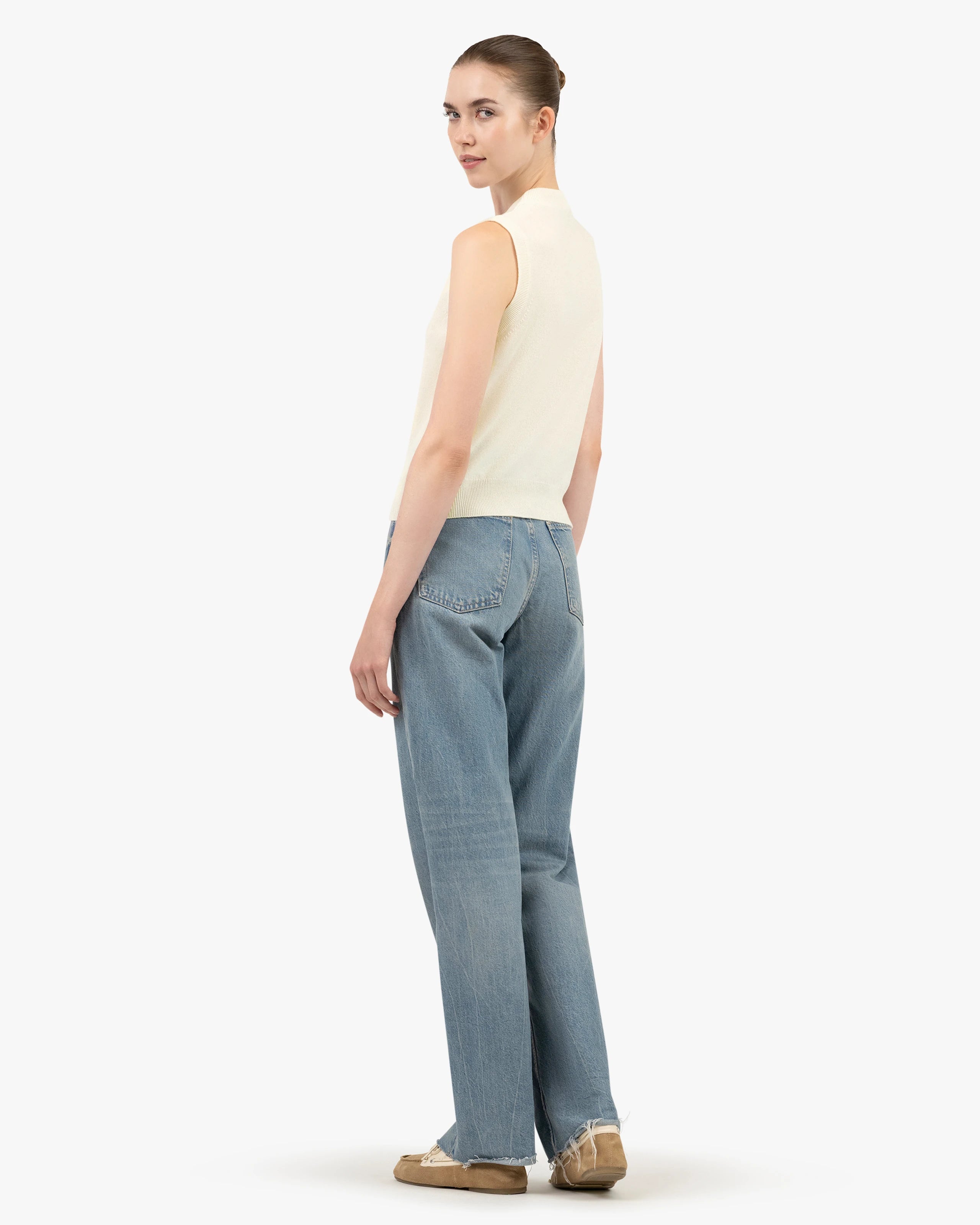 Essential Top - White Cashmere