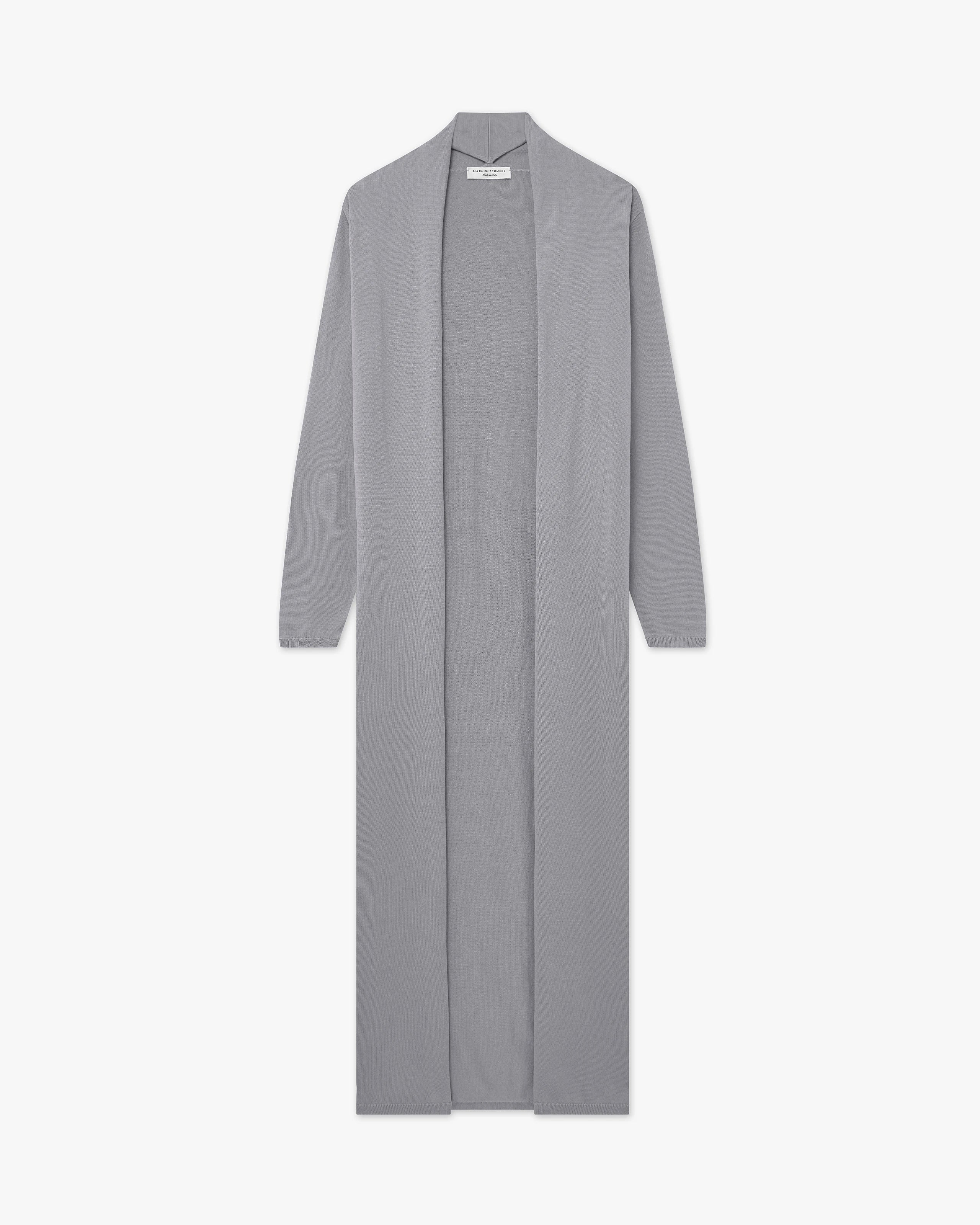 Oasi Long Cardigan - Grey Cotone