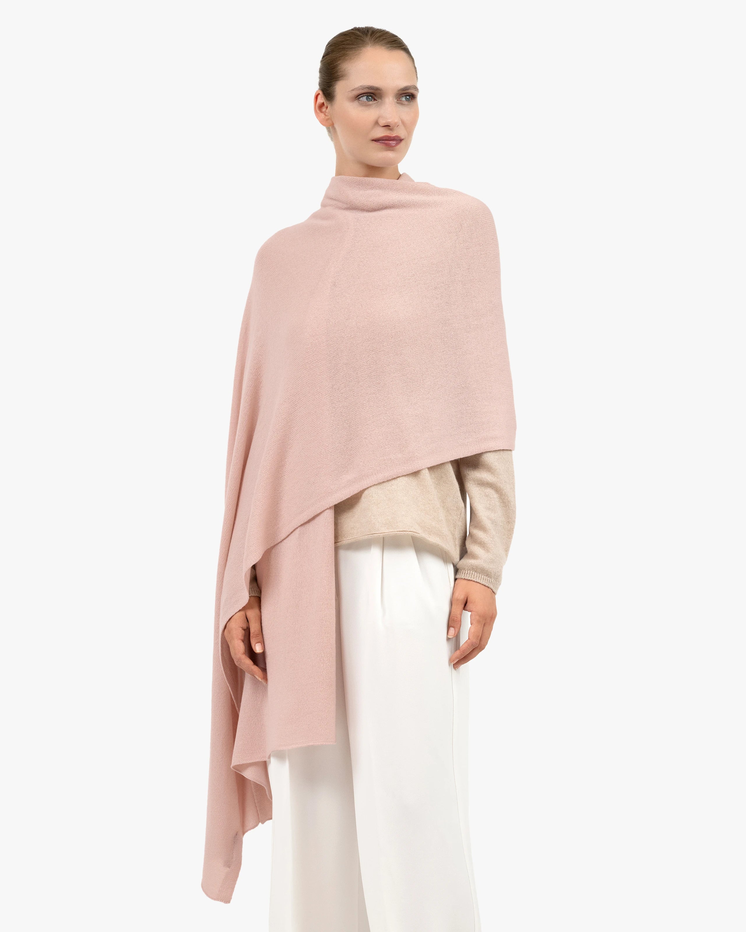 Essential Maxi Wrap - Rose Cashmere
