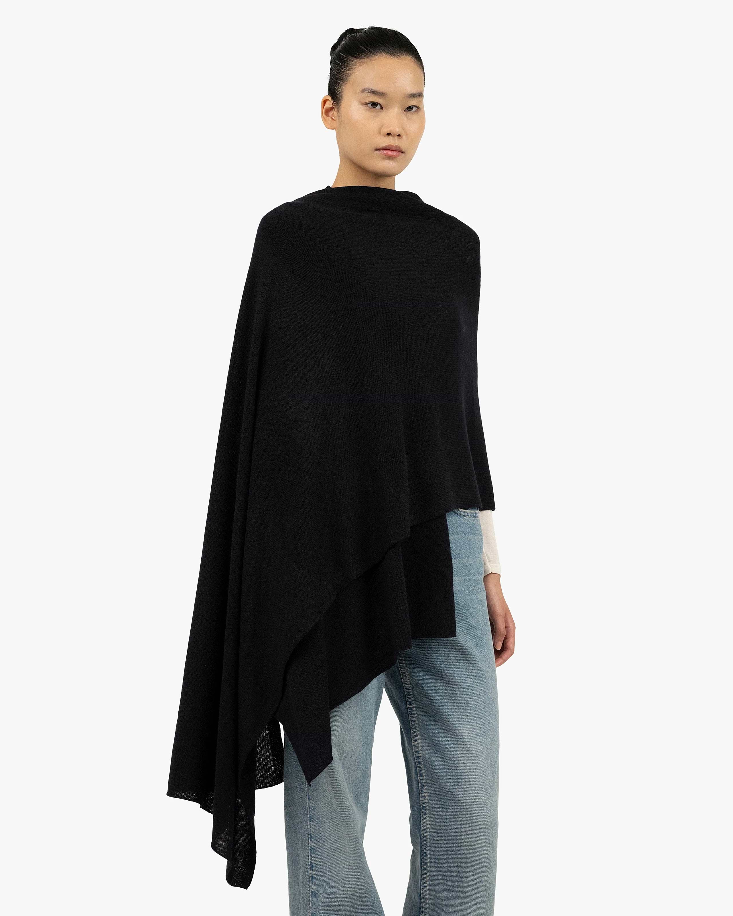 Essential Maxi Wrap - Black Cashmere