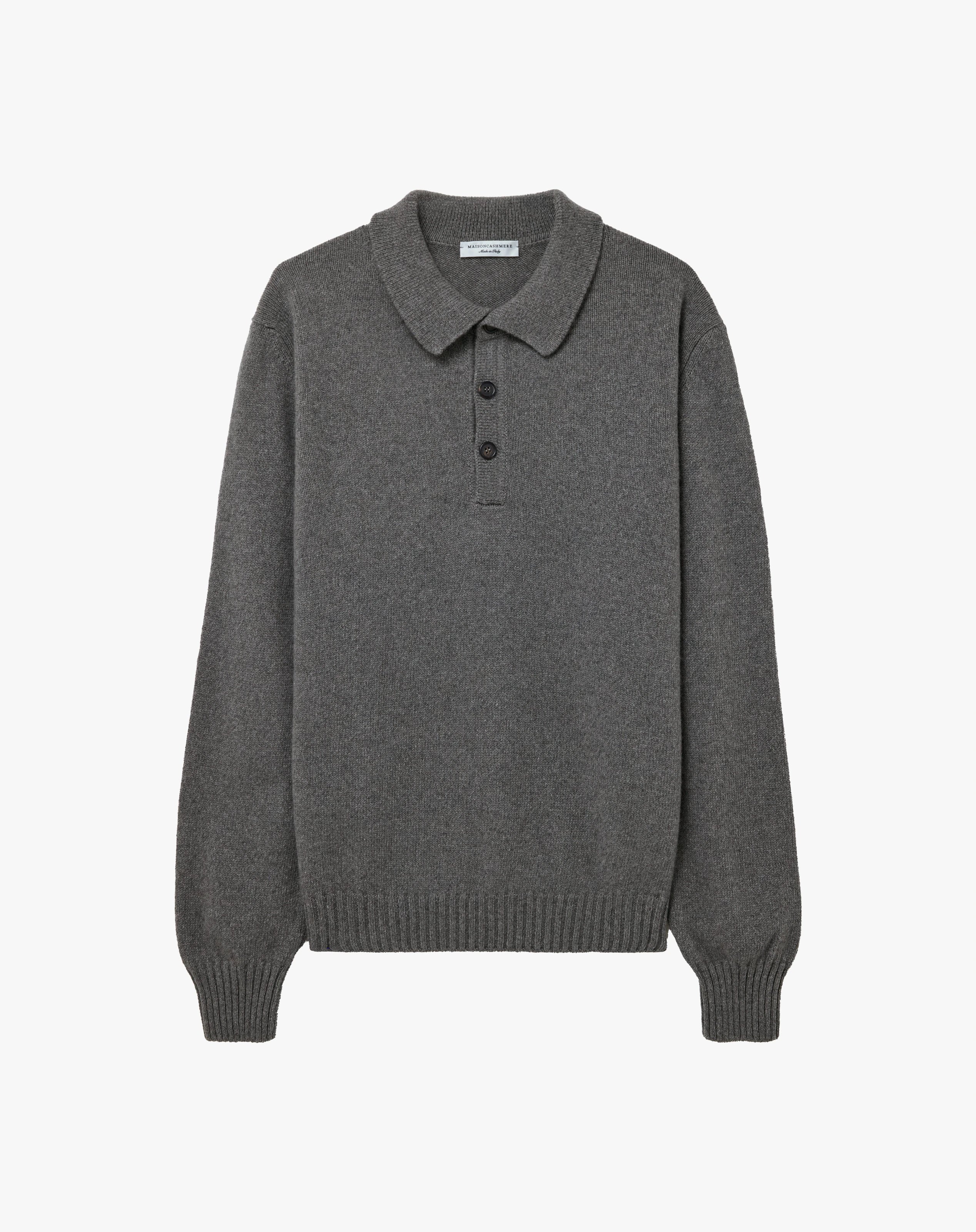 Men’s Faloria Polo Sweater · Grey