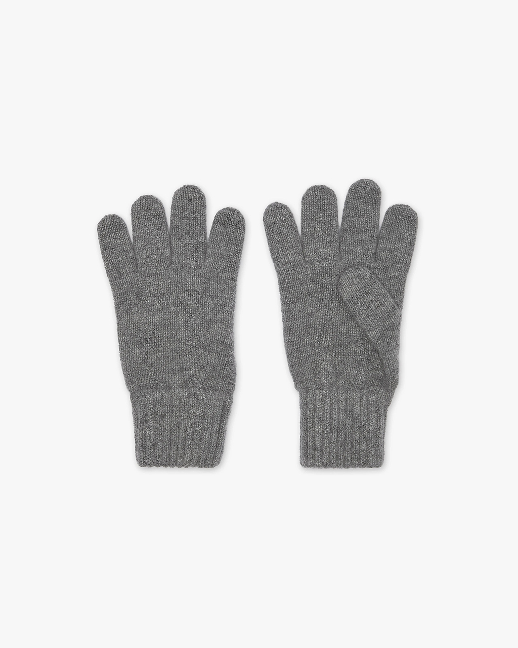 Classic Kaschmir Handschuhe Herren - Mittelgrau