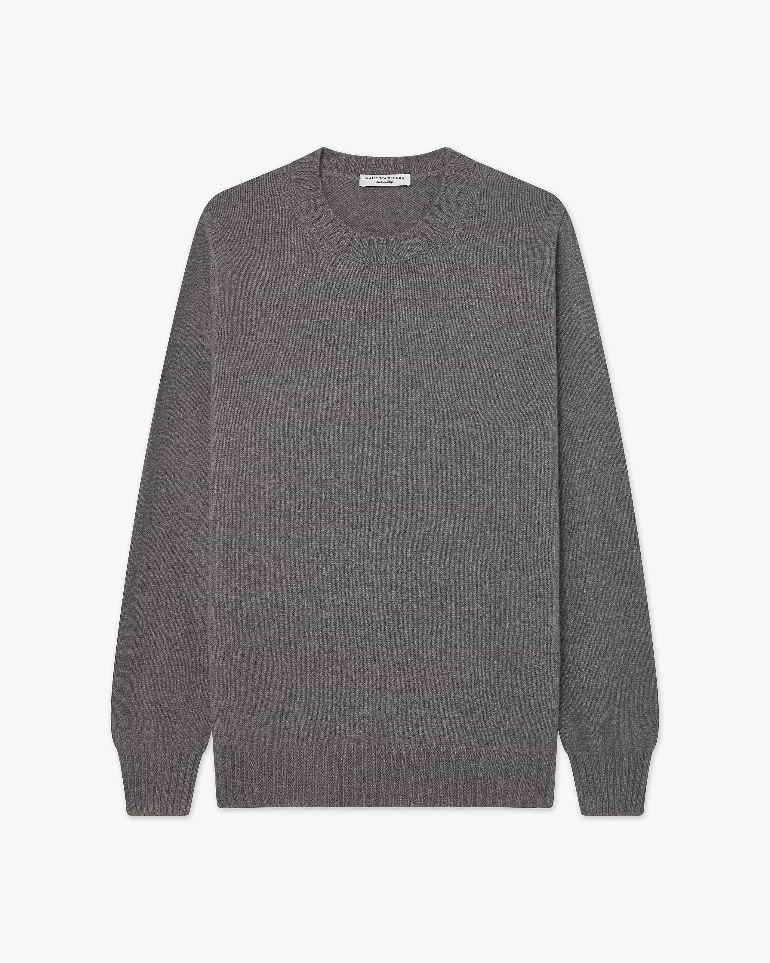Men's Faloria Crew Neck Sweater - Grey Cashmere