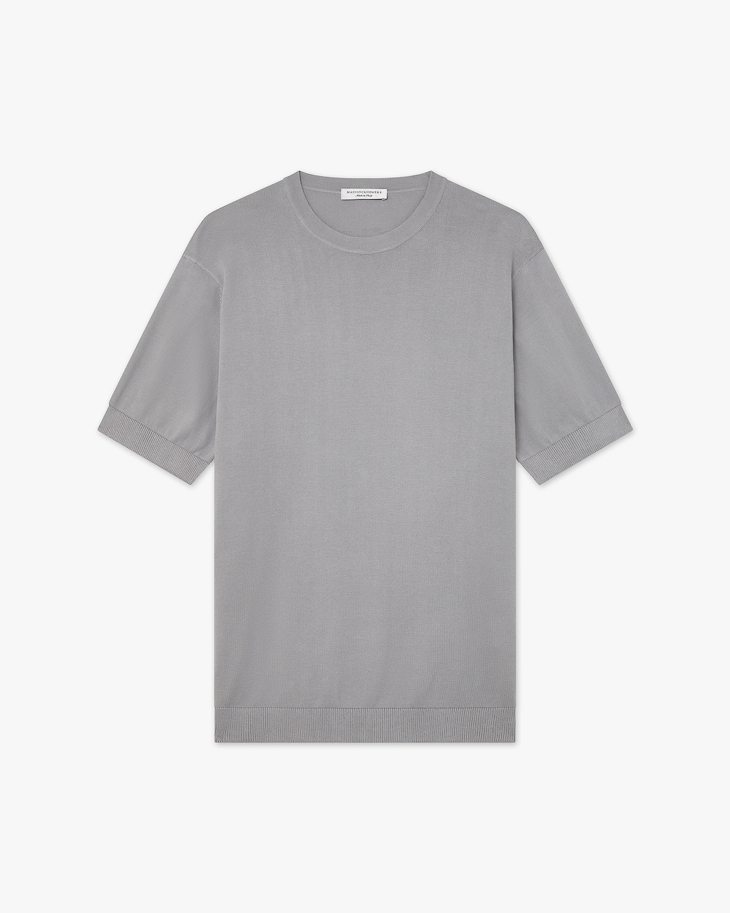 Men's Giza Cotton T-Shirt - Grey | MaisonCashmere